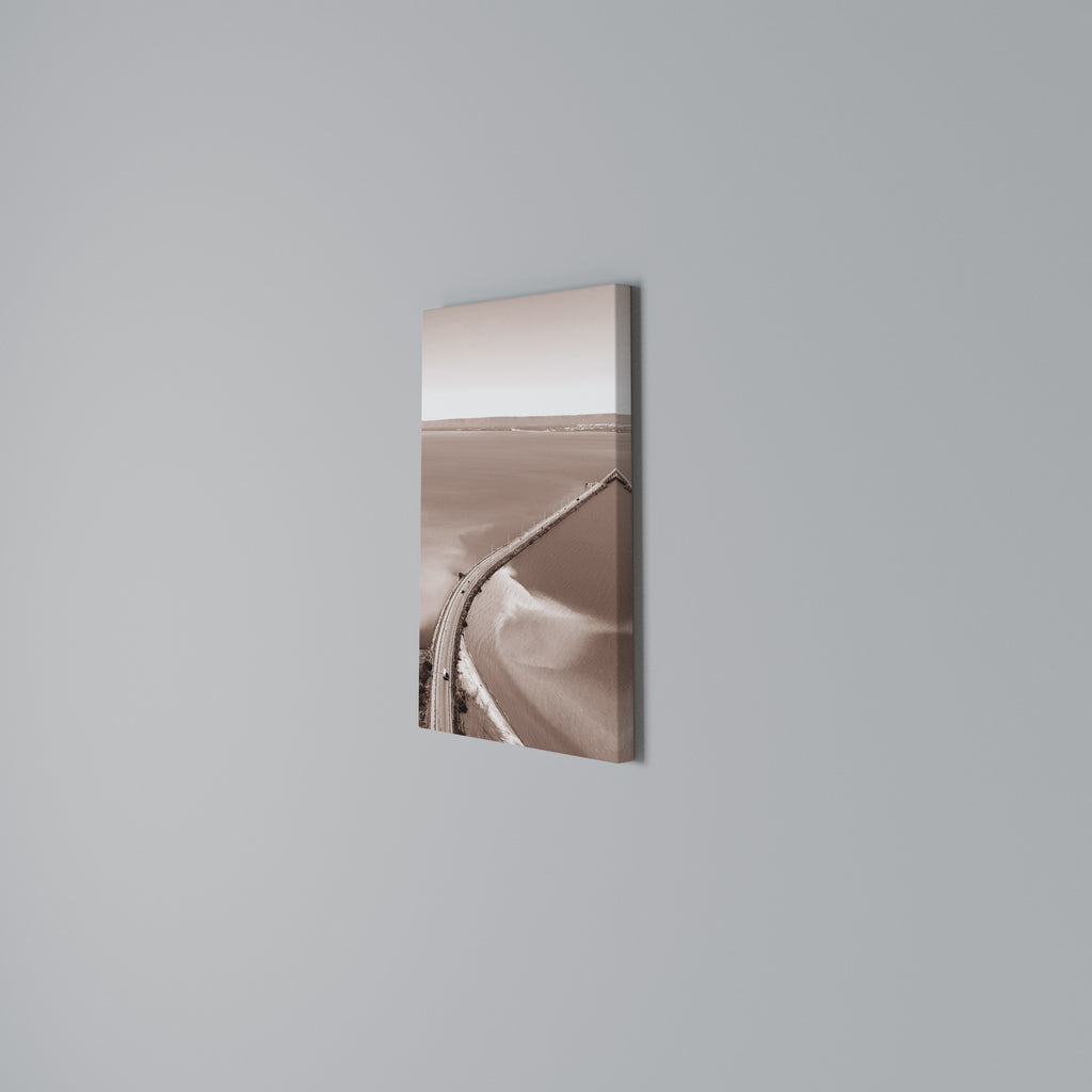 HORIZON BOUND JOURNEY Vertical Canvas Print