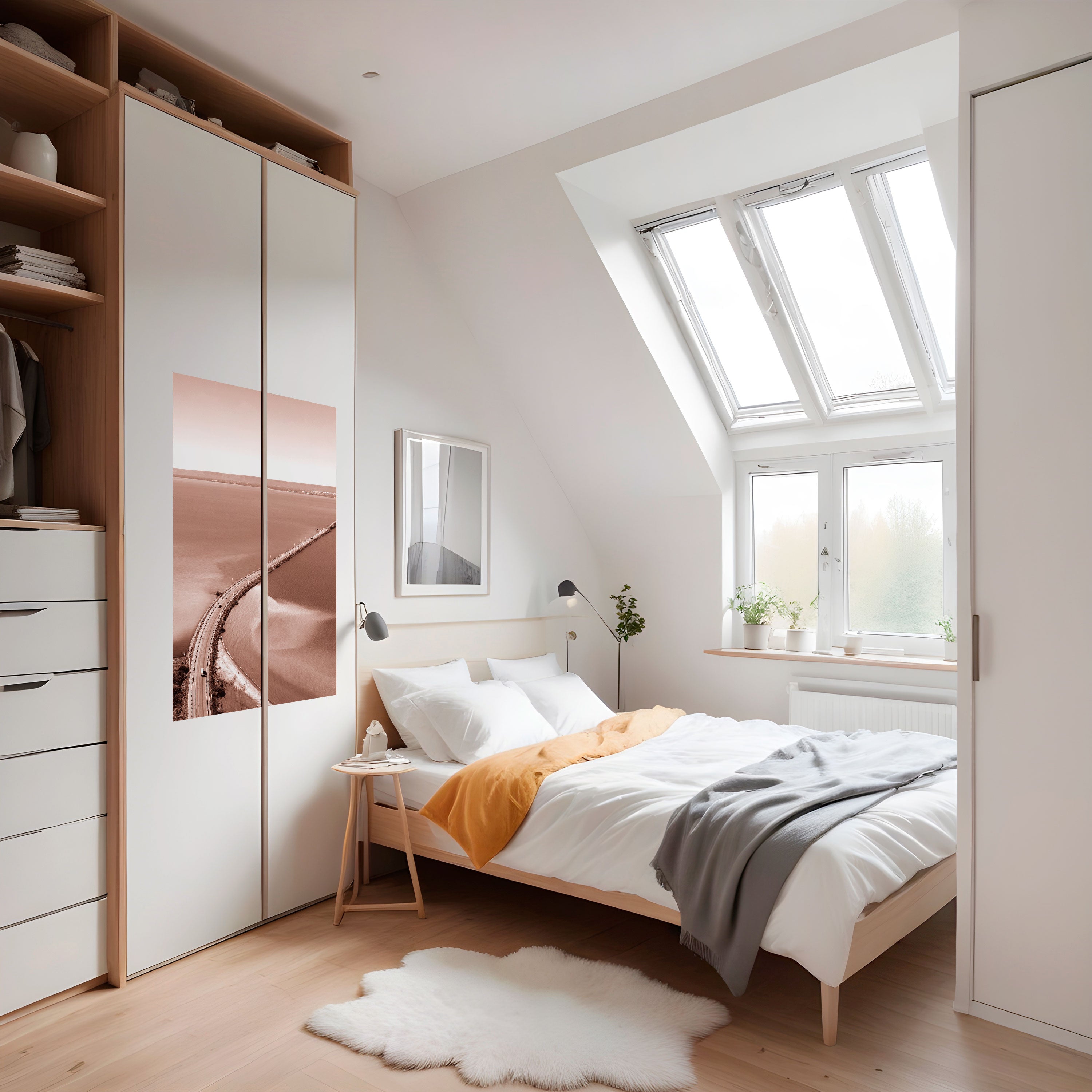 Affiche verticale autocollante « HORIZON BOUND JOURNEY »