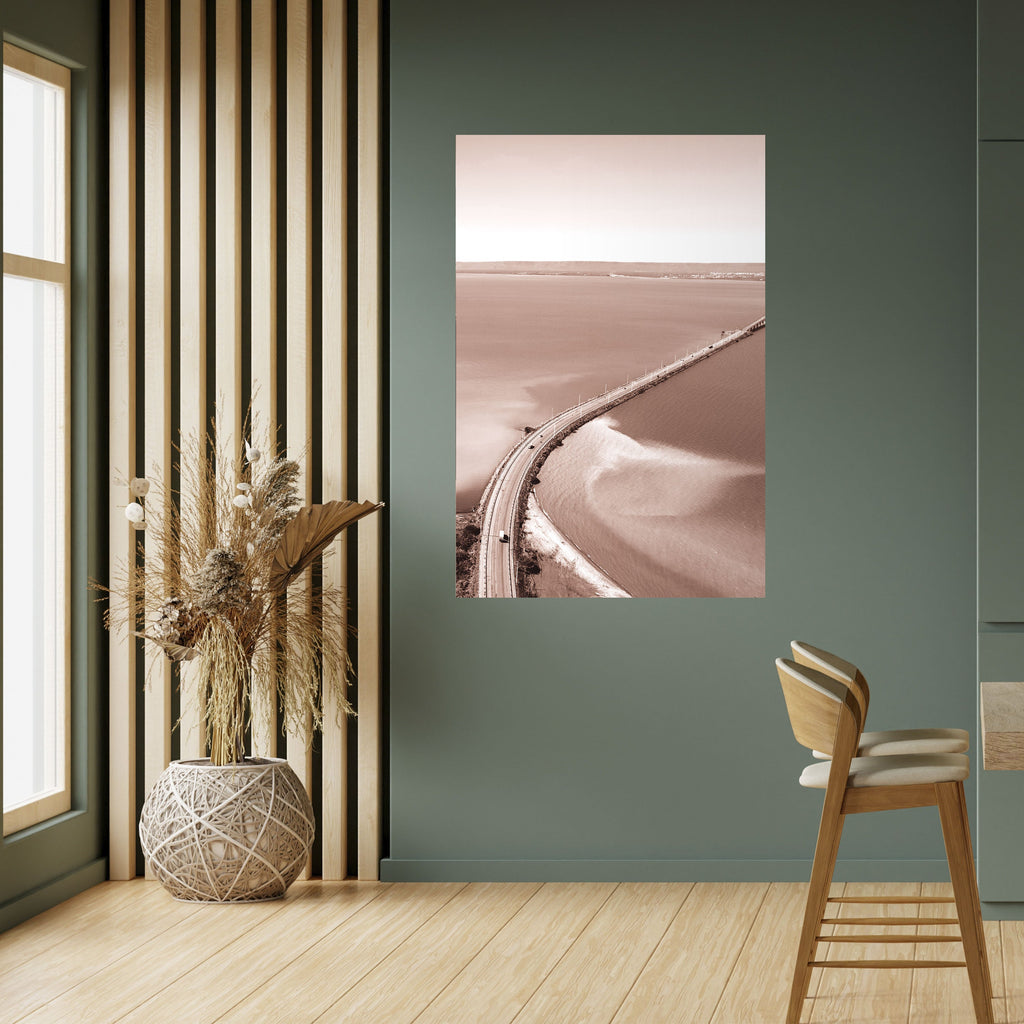 Affiche verticale autocollante « HORIZON BOUND JOURNEY »