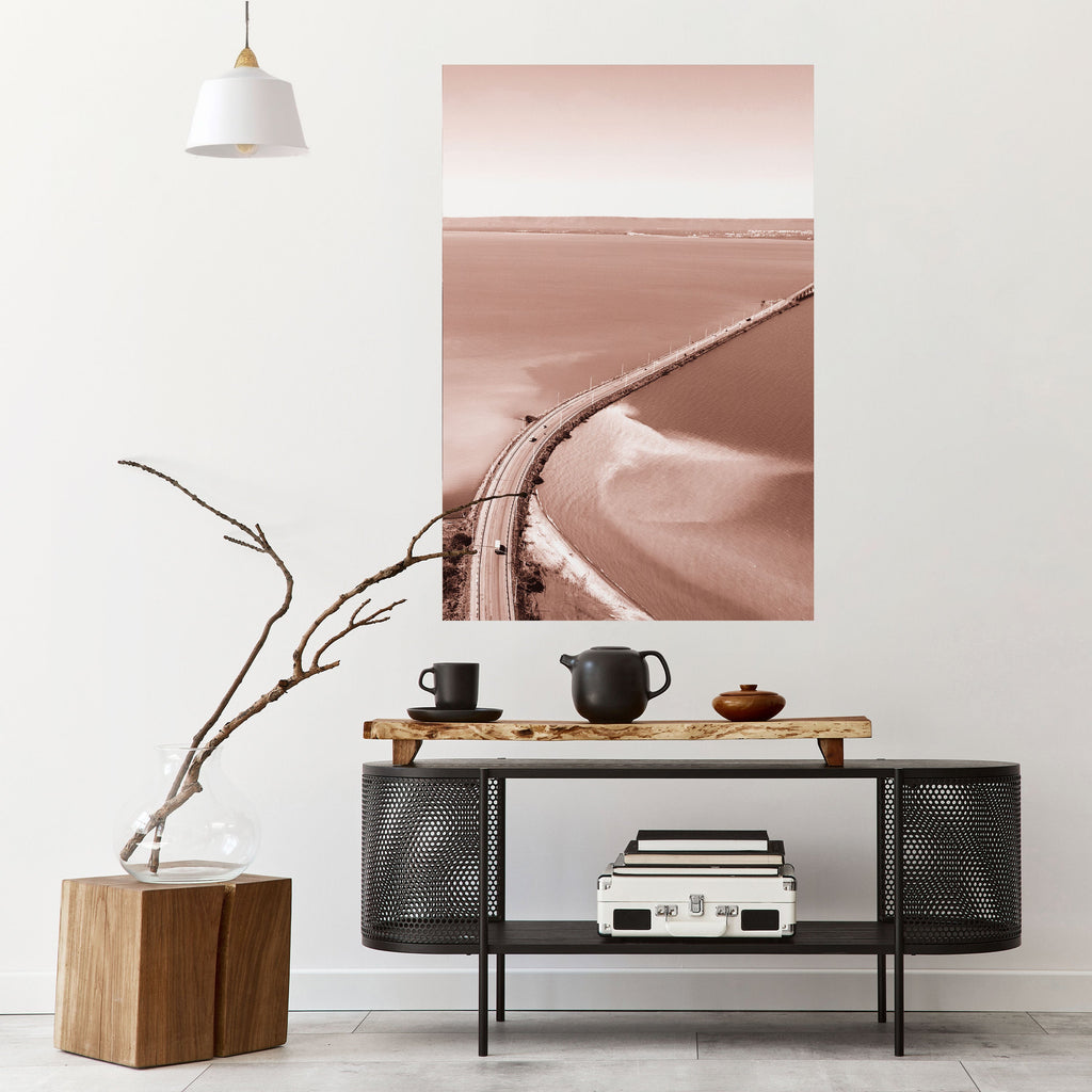 Affiche verticale autocollante « HORIZON BOUND JOURNEY »