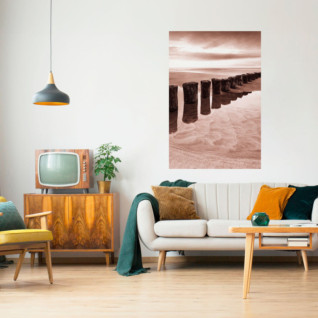 Affiche verticale autocollante SÉQUENCE RIVAGE SÉRÈNE