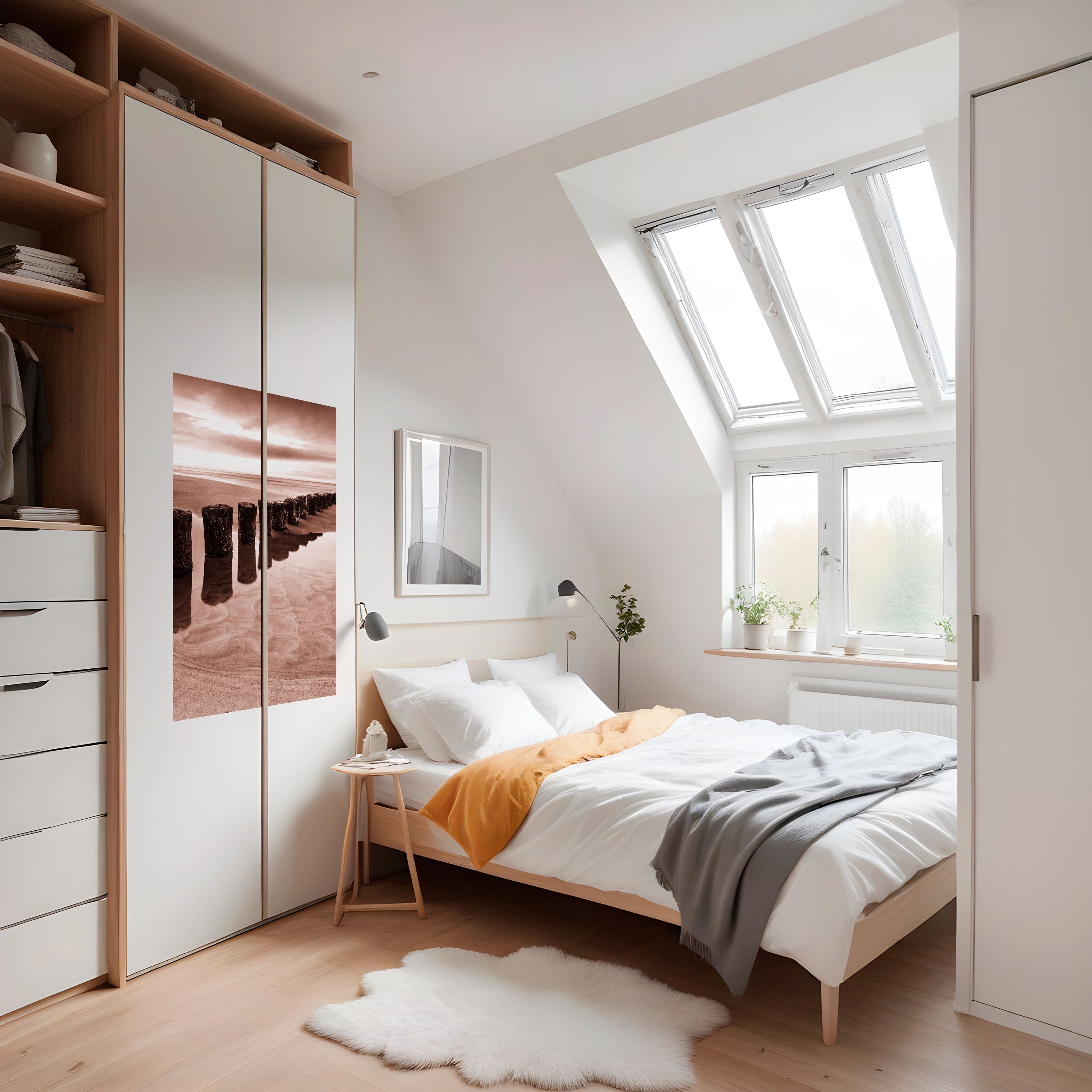 Affiche verticale autocollante SÉQUENCE RIVAGE SÉRÈNE