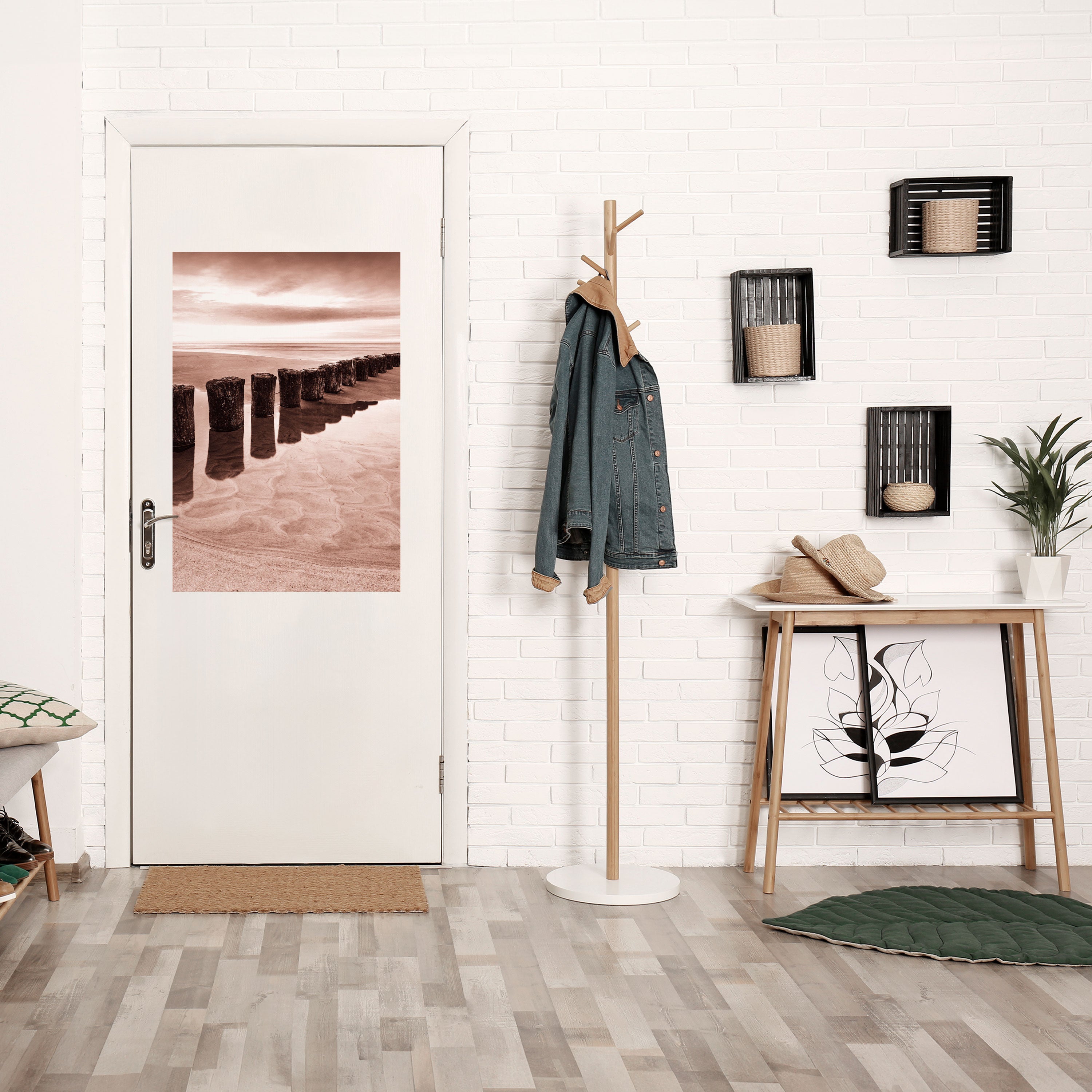 Affiche verticale autocollante SÉQUENCE RIVAGE SÉRÈNE