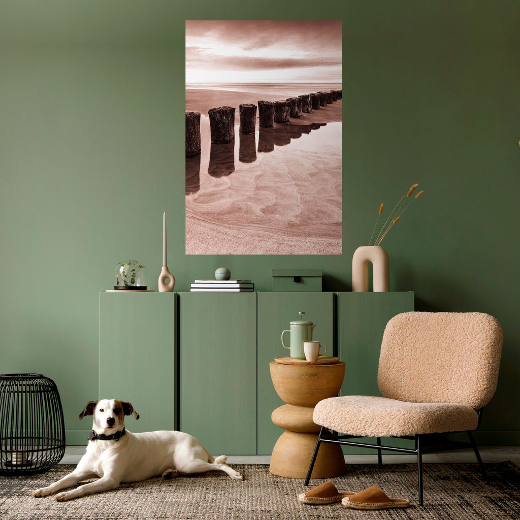 Affiche verticale autocollante SÉQUENCE RIVAGE SÉRÈNE