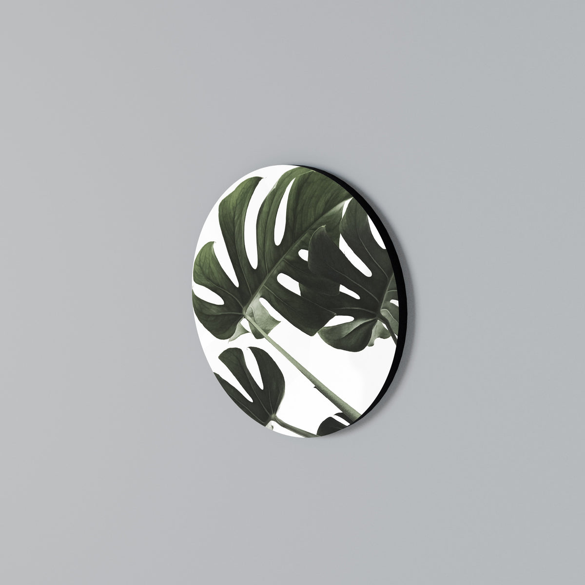 FOLIAGE FUSION Round Wall Art