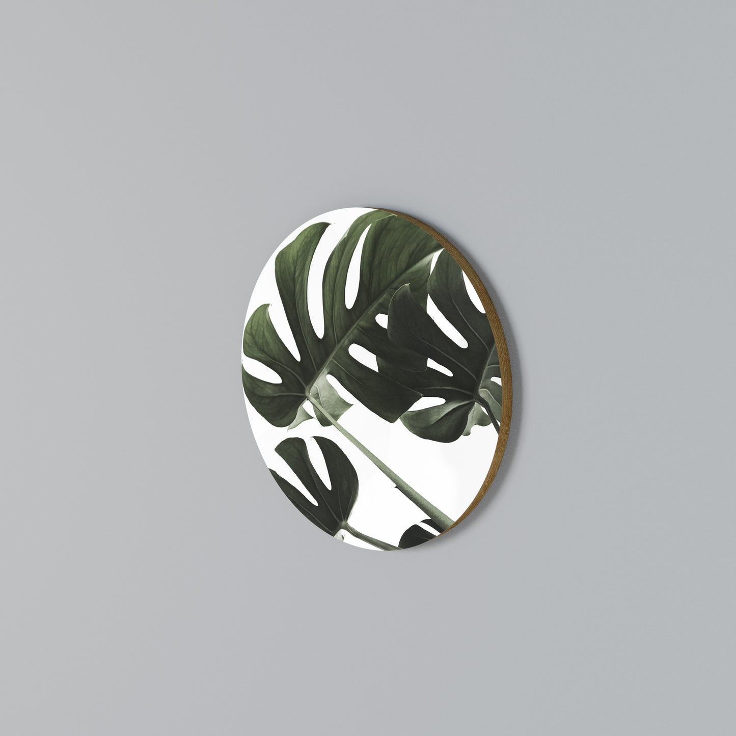 FOLIAGE FUSION Round Wall Art