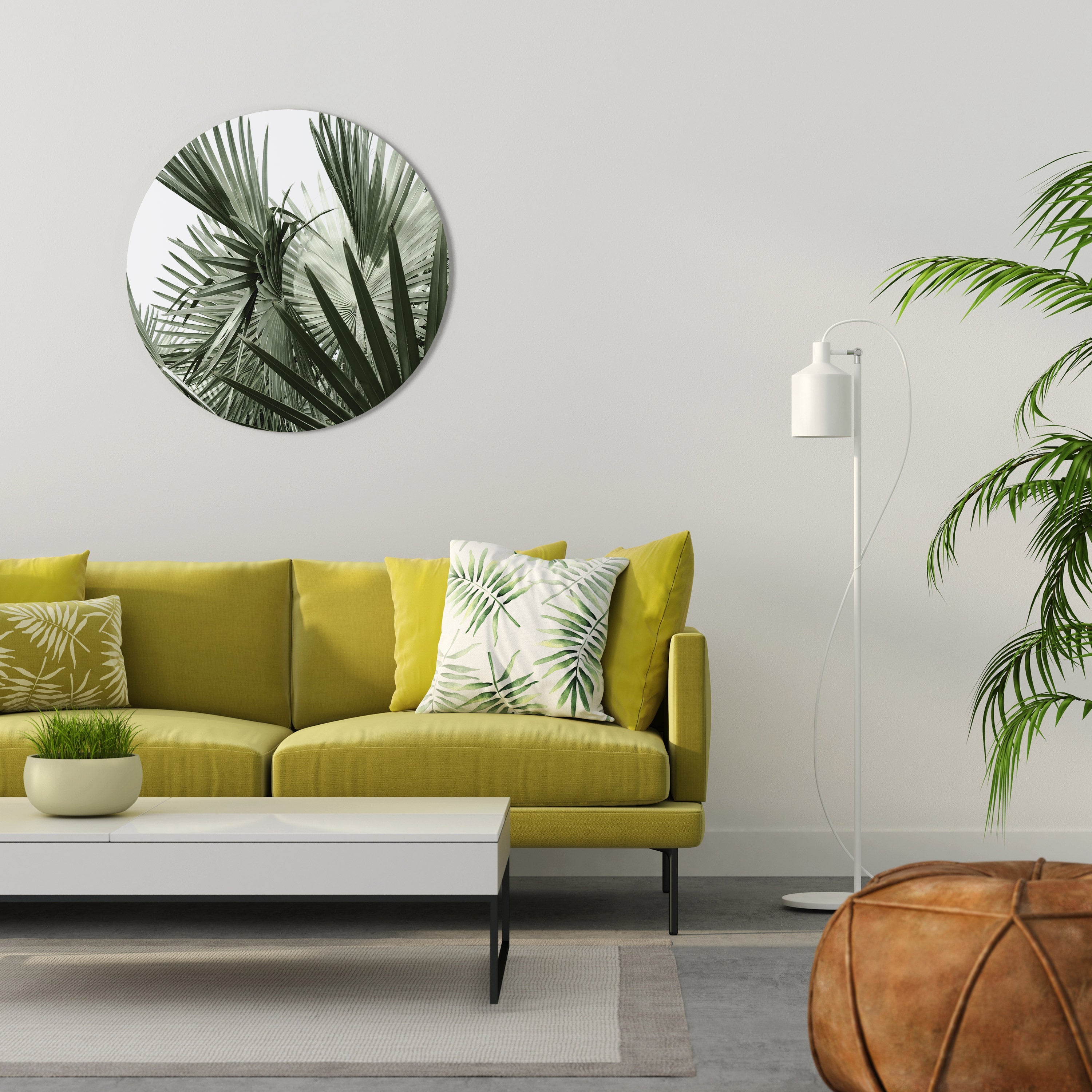 Décoration murale ronde PALM PARADISE DANCE