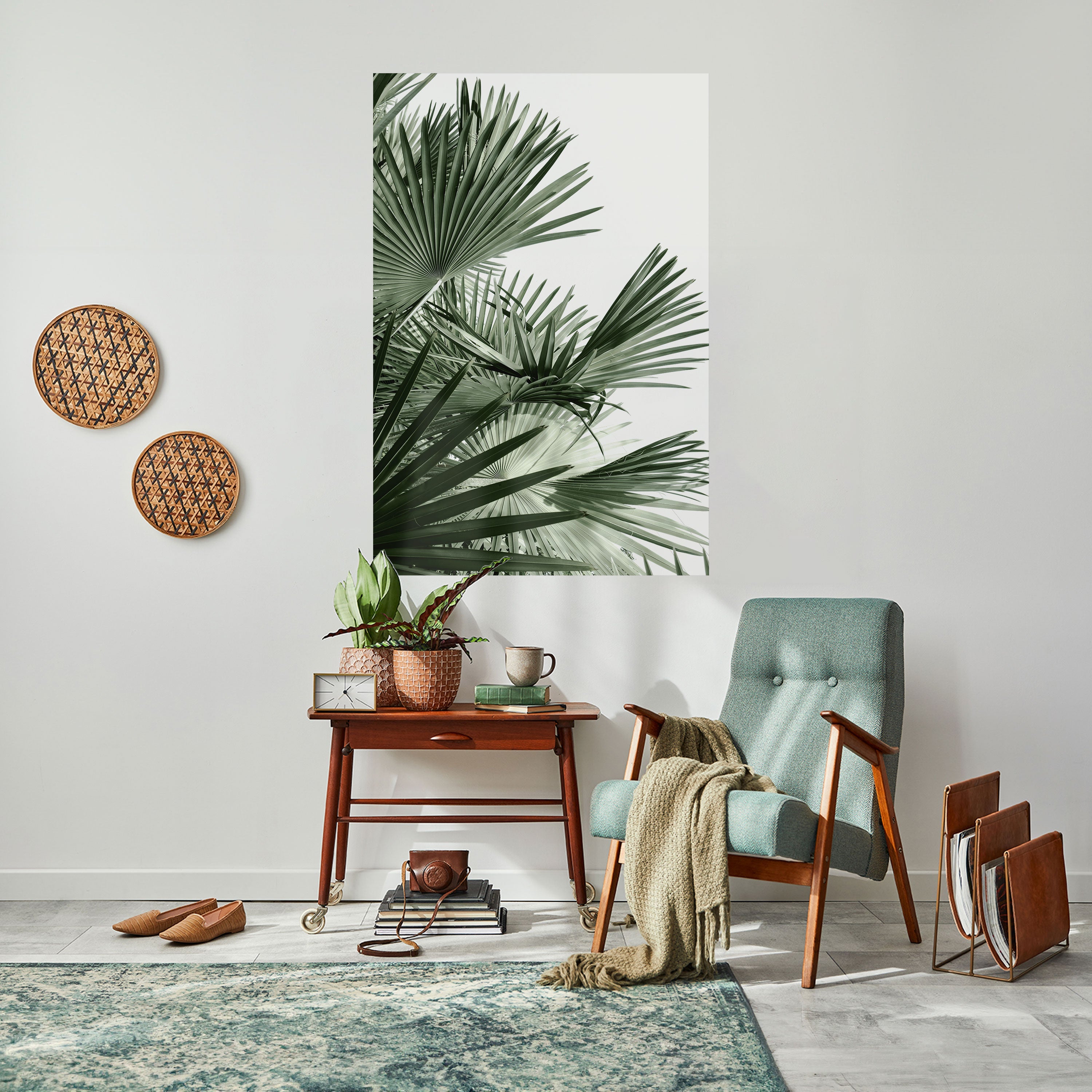 Affiche verticale autocollante « PALM PARADISE DANCE »