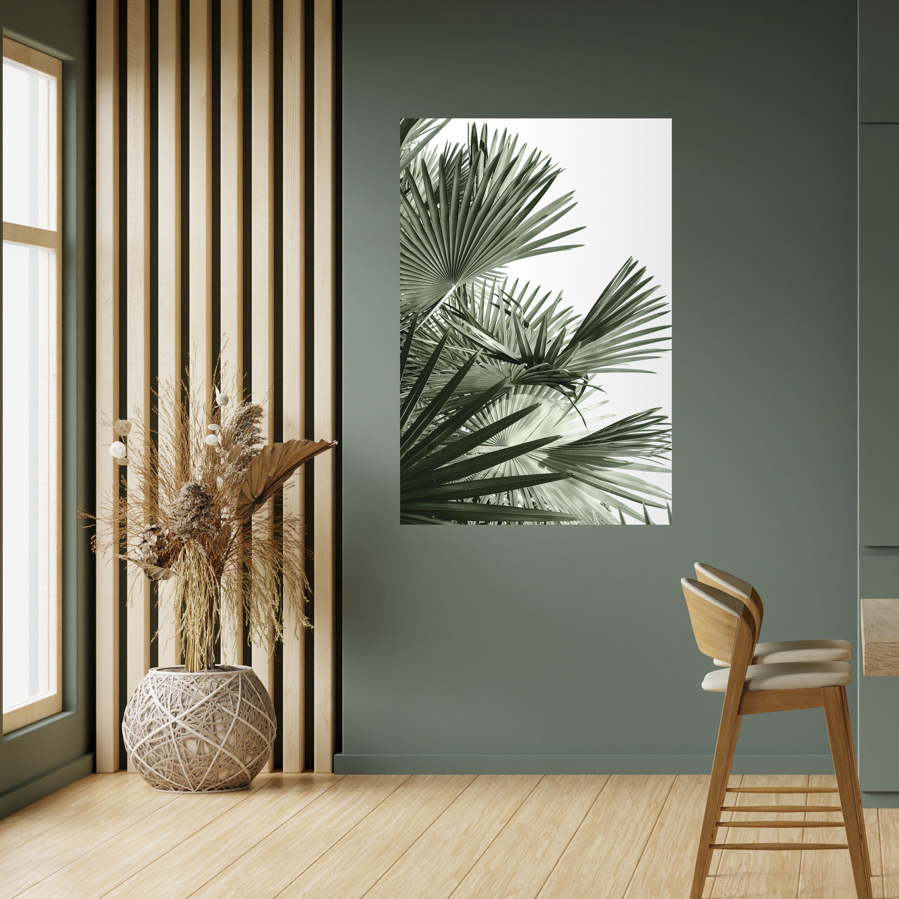 Affiche verticale autocollante « PALM PARADISE DANCE »