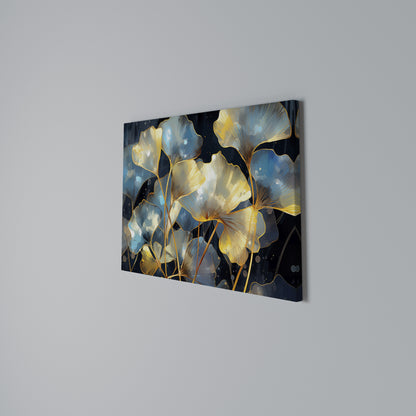 GLIMMERING GINKGO DREAMS Horizontal Canvas Print