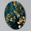 LUSH TURQUOISE Round Wall Art
