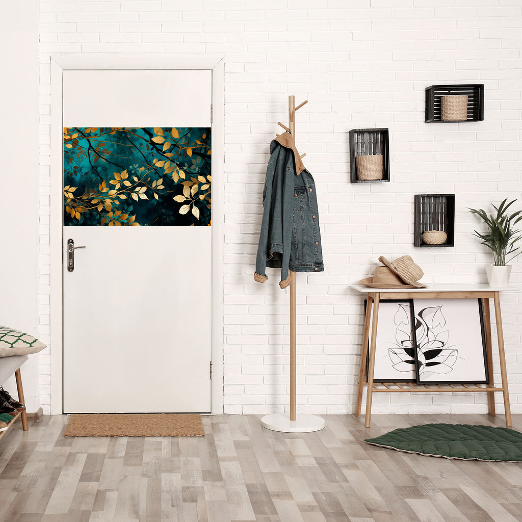 Affiche horizontale autocollante LUXURY TURQUOISE