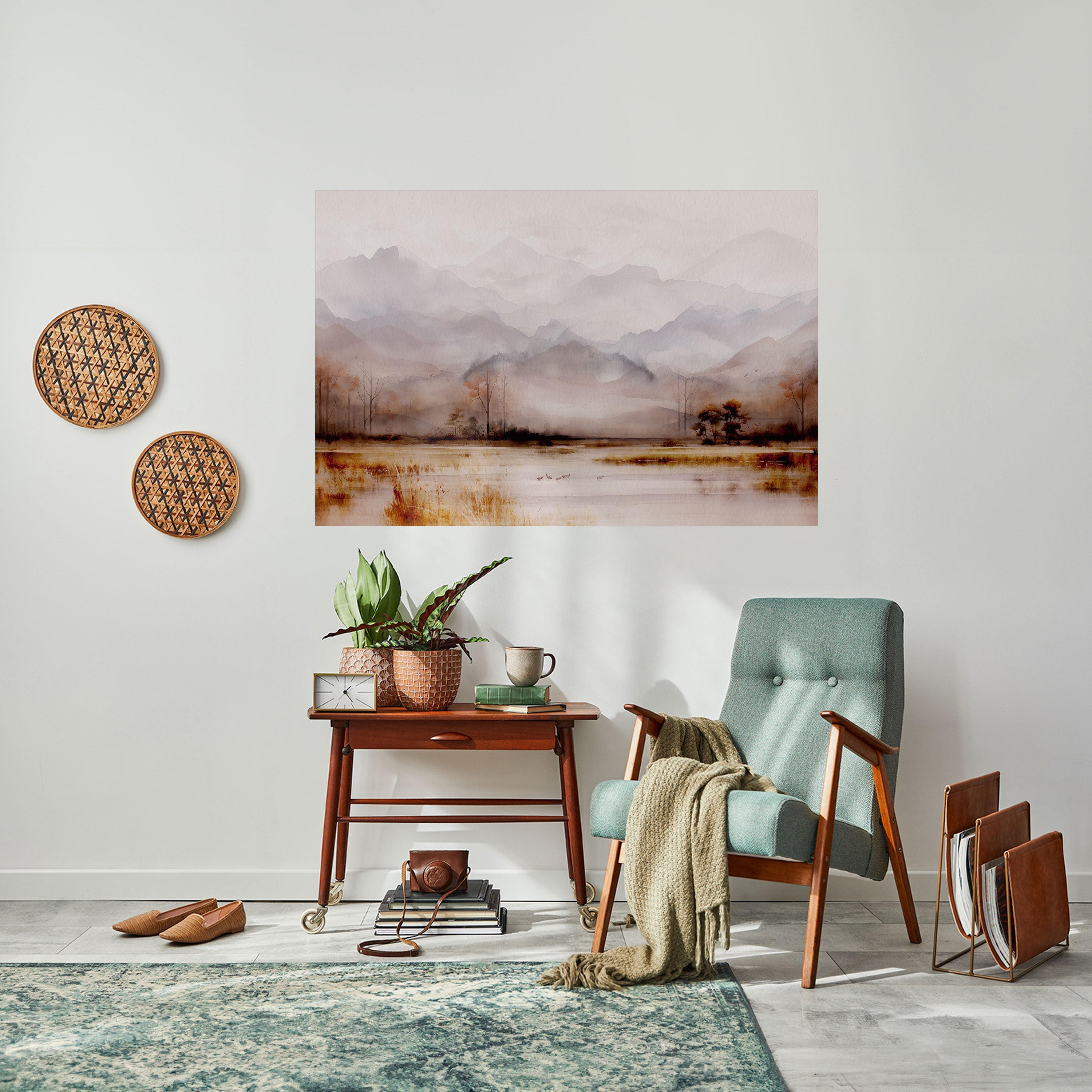 Affiche horizontale autocollante « MISTY HORIZONS » dévoilée