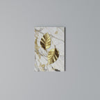 MARBLE MEETS NATURE Vertical Canvas Print