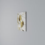 MARBLE MEETS NATURE Vertical Canvas Print