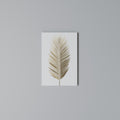 GOLDEN PALM ELEGANCE Vertical Canvas Print