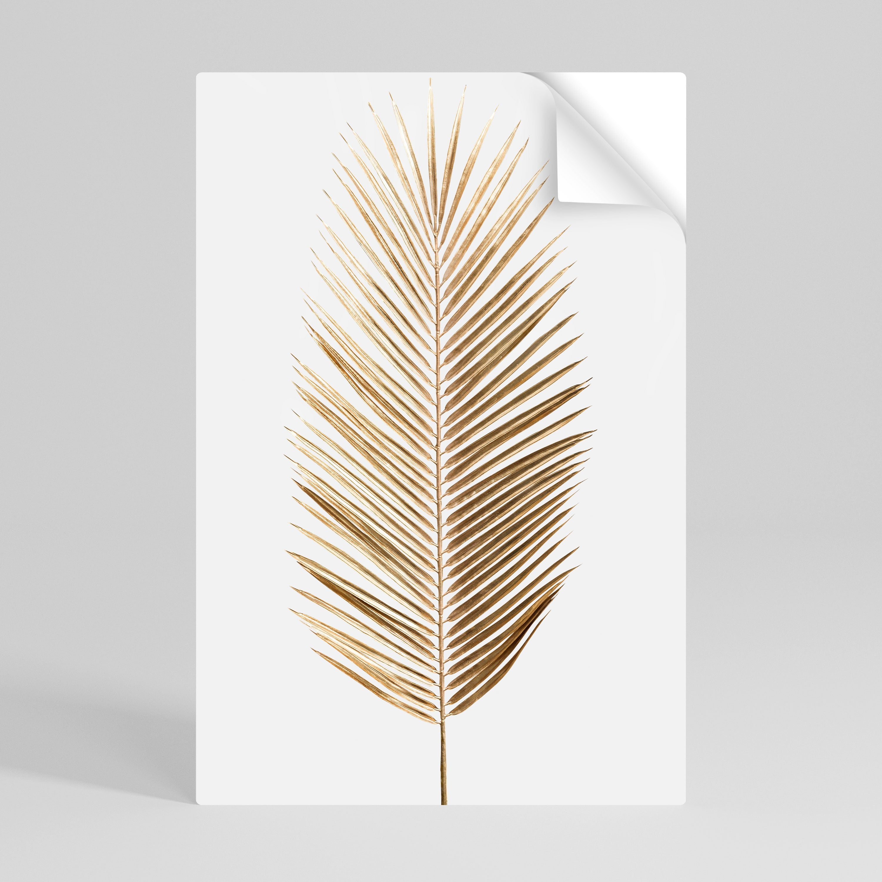 Affiche verticale autocollante GOLDEN PALM ELEGANCE