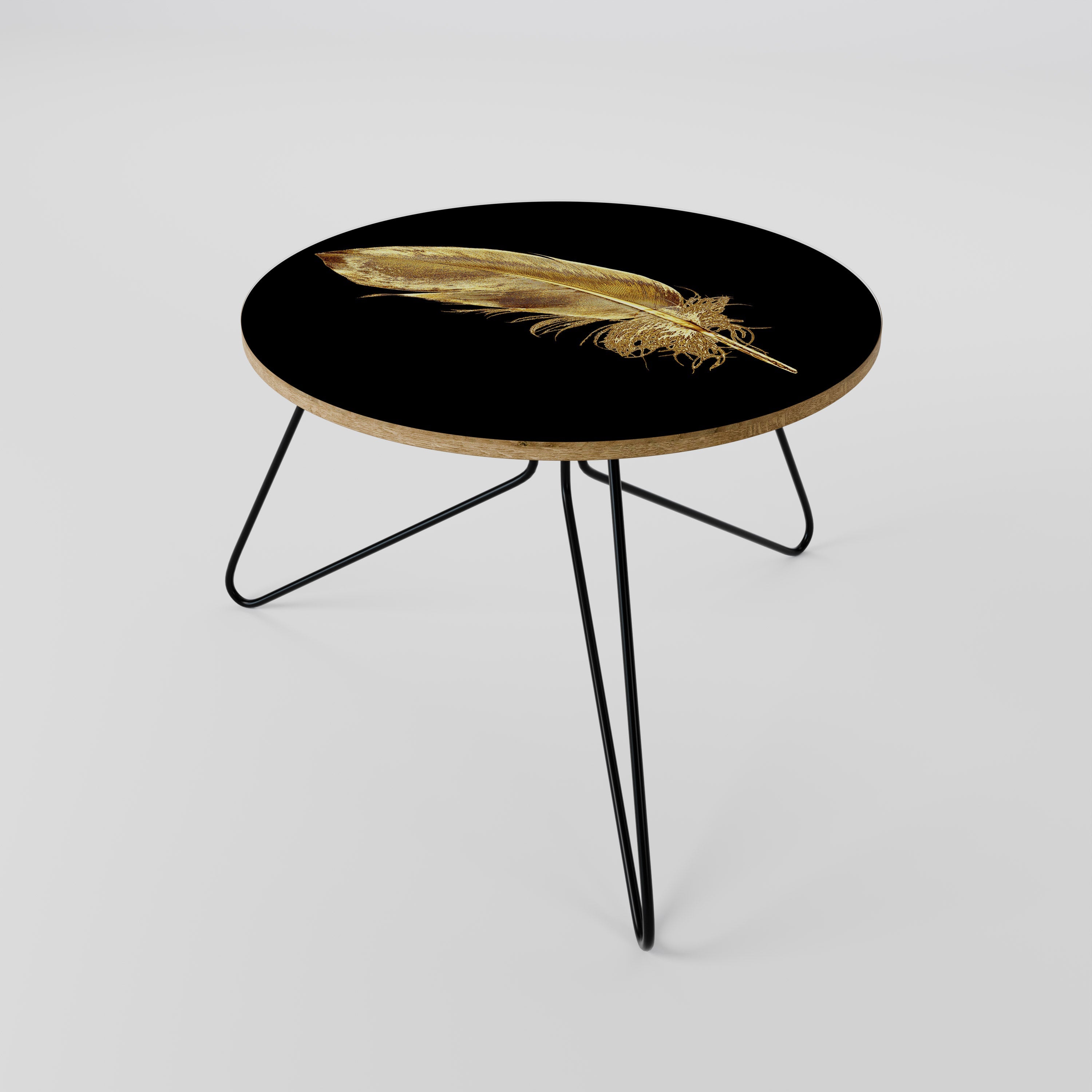 Table basse GRACE SHIMMERING FEATHER 60