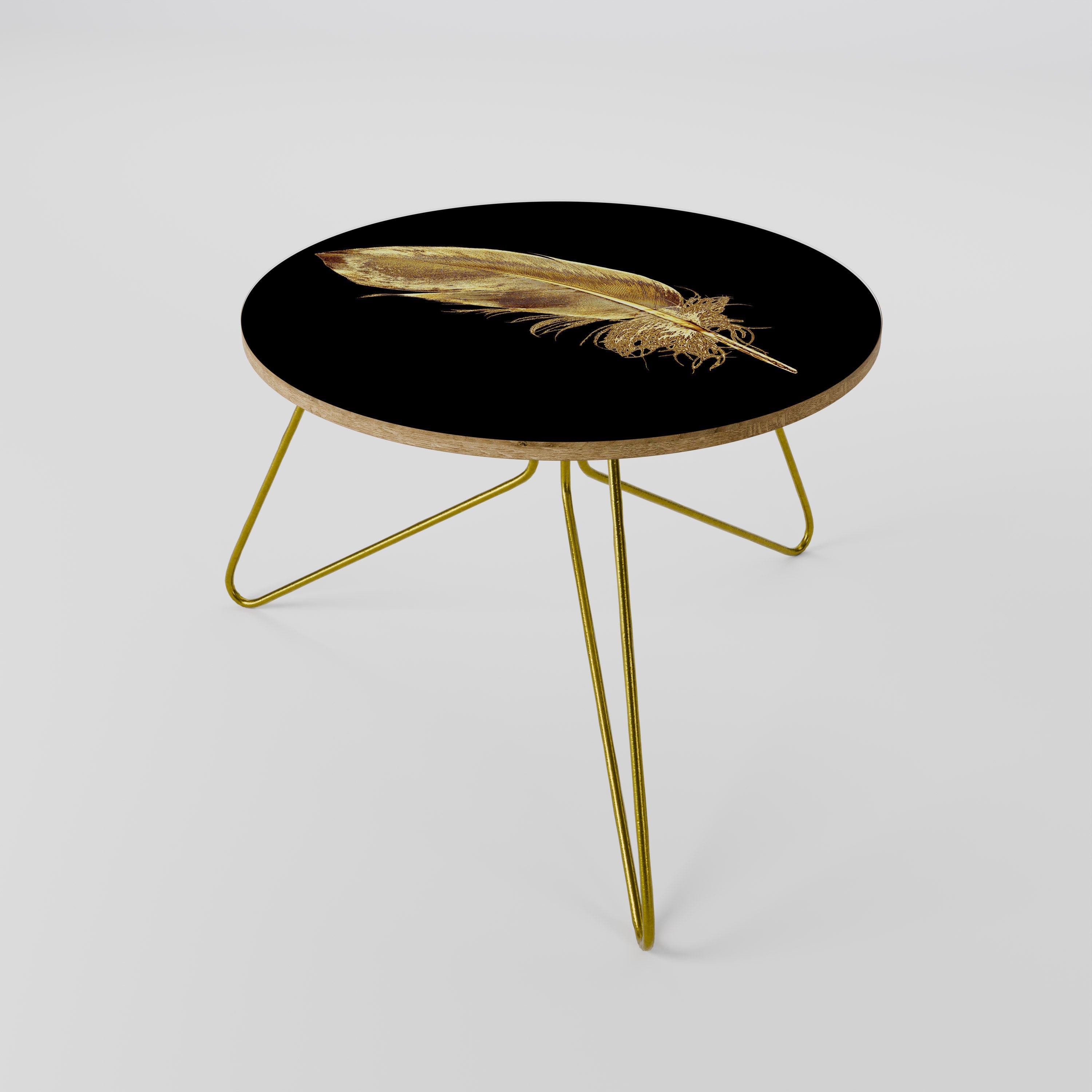 Table basse GRACE SHIMMERING FEATHER 60