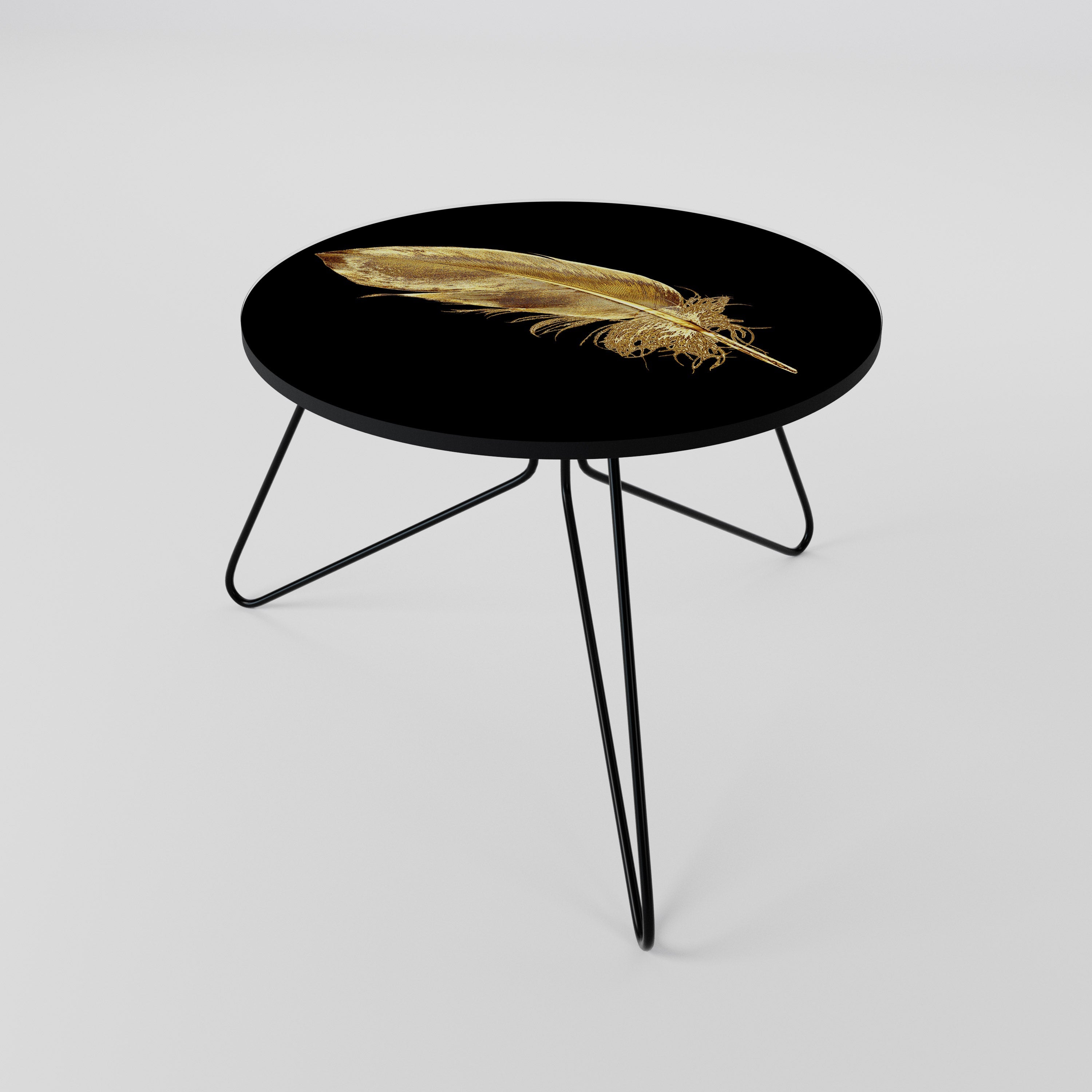 Table basse GRACE SHIMMERING FEATHER 60