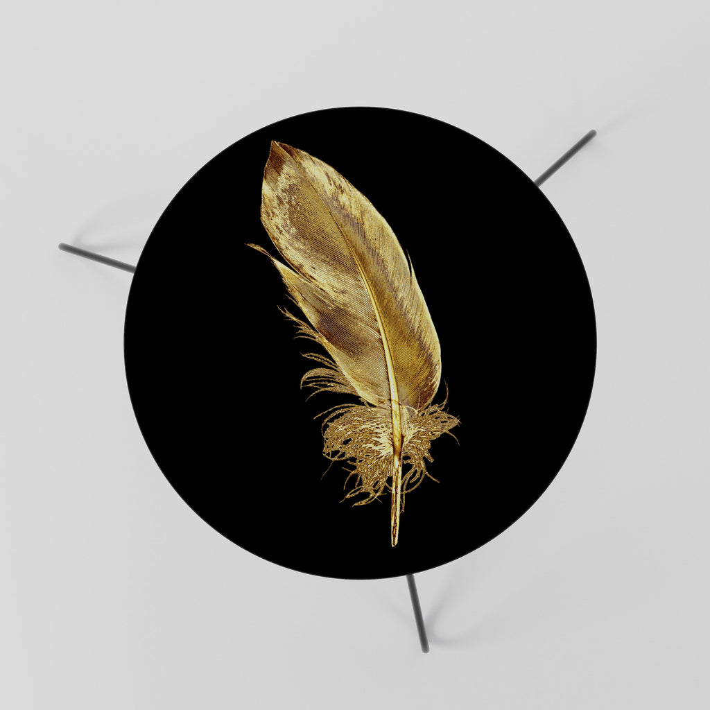 Table basse GRACE SHIMMERING FEATHER 60