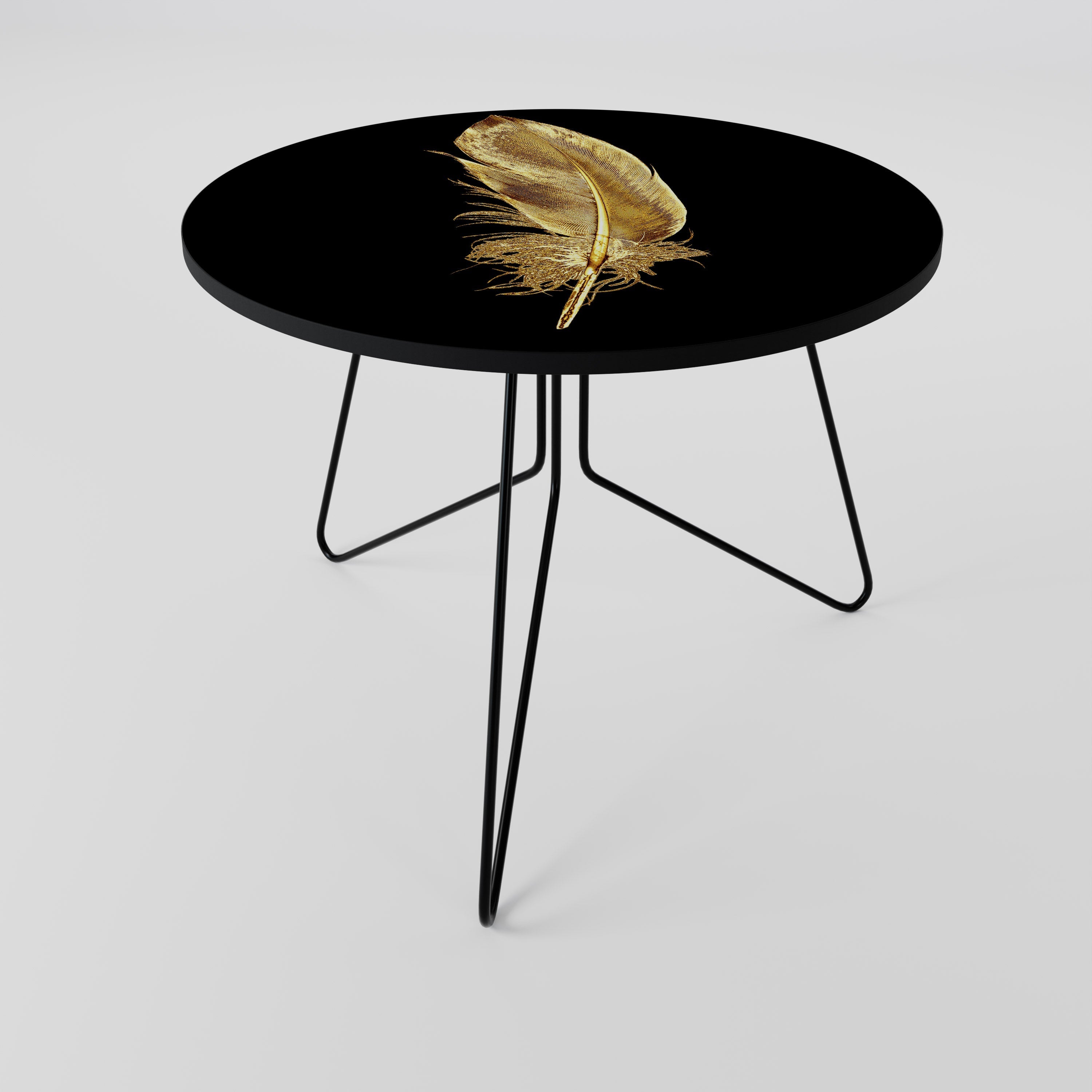 Table basse GRACE SHIMMERING FEATHER 69