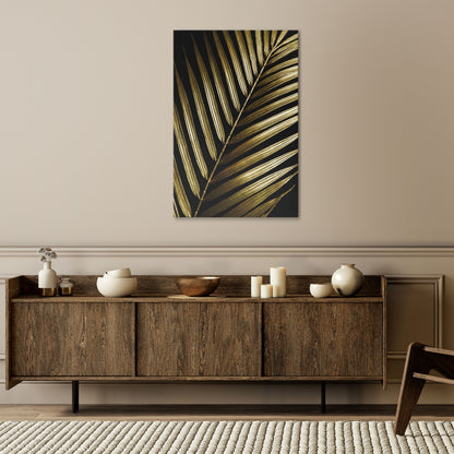TWILIGHT PALM LIGHT Vertical Canvas Print