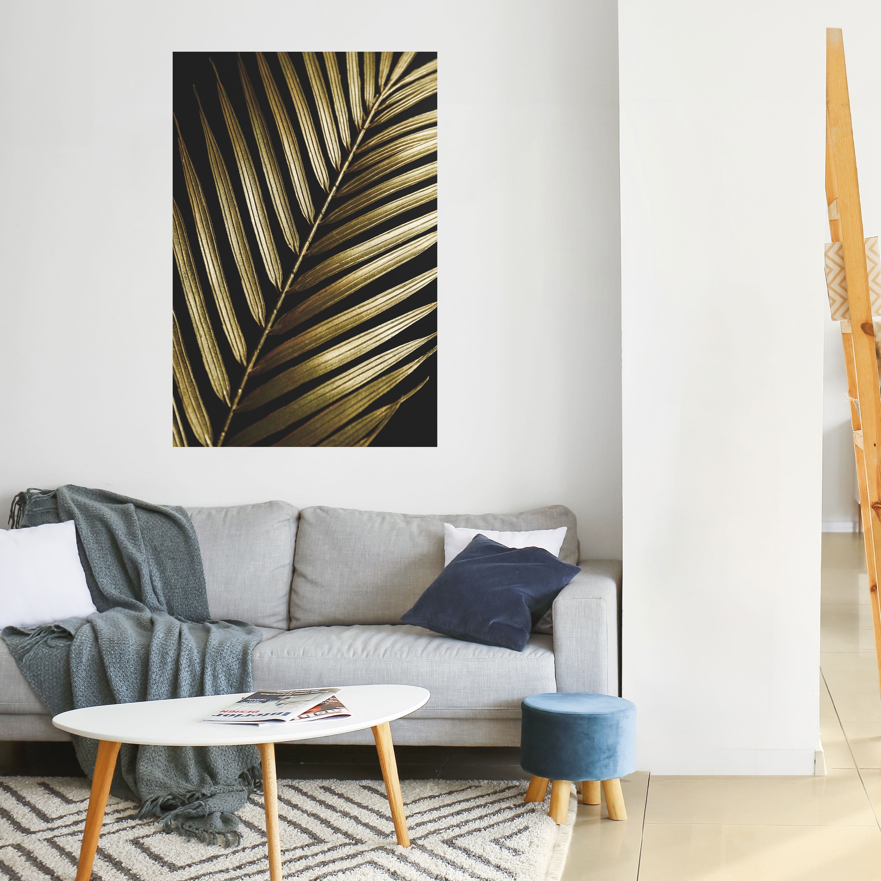 Affiche verticale autocollante TWILIGHT PALM LIGHT