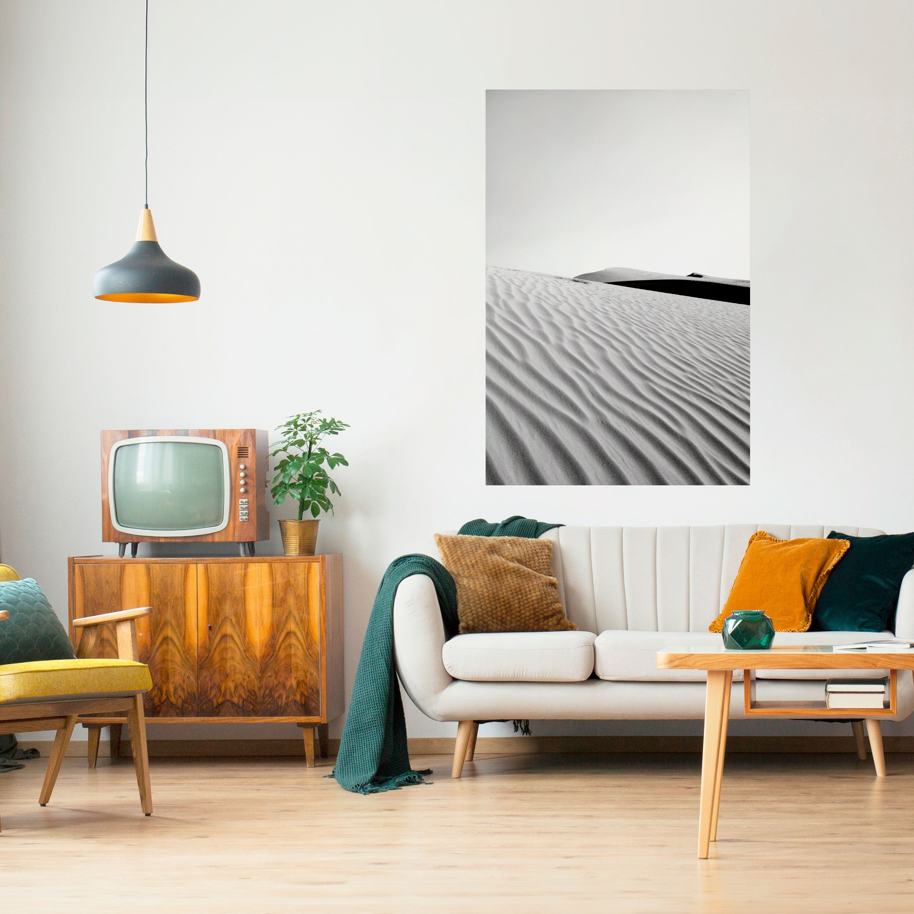 Affiche verticale autocollante SAND INFINITY