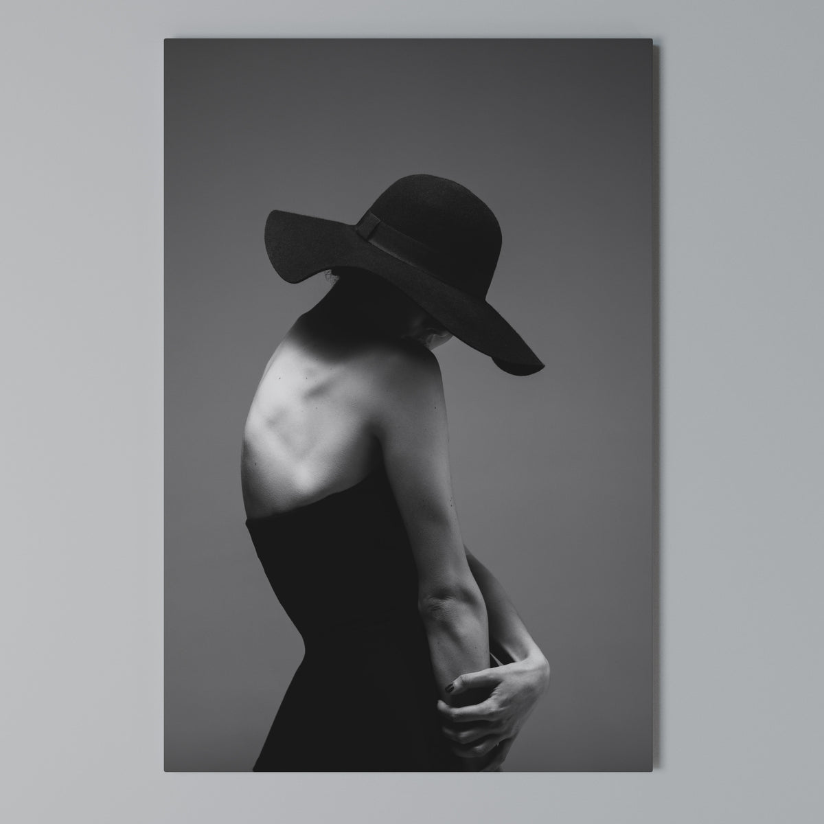 SILHOUETTE OF MYSTERY Vertical Canvas Print