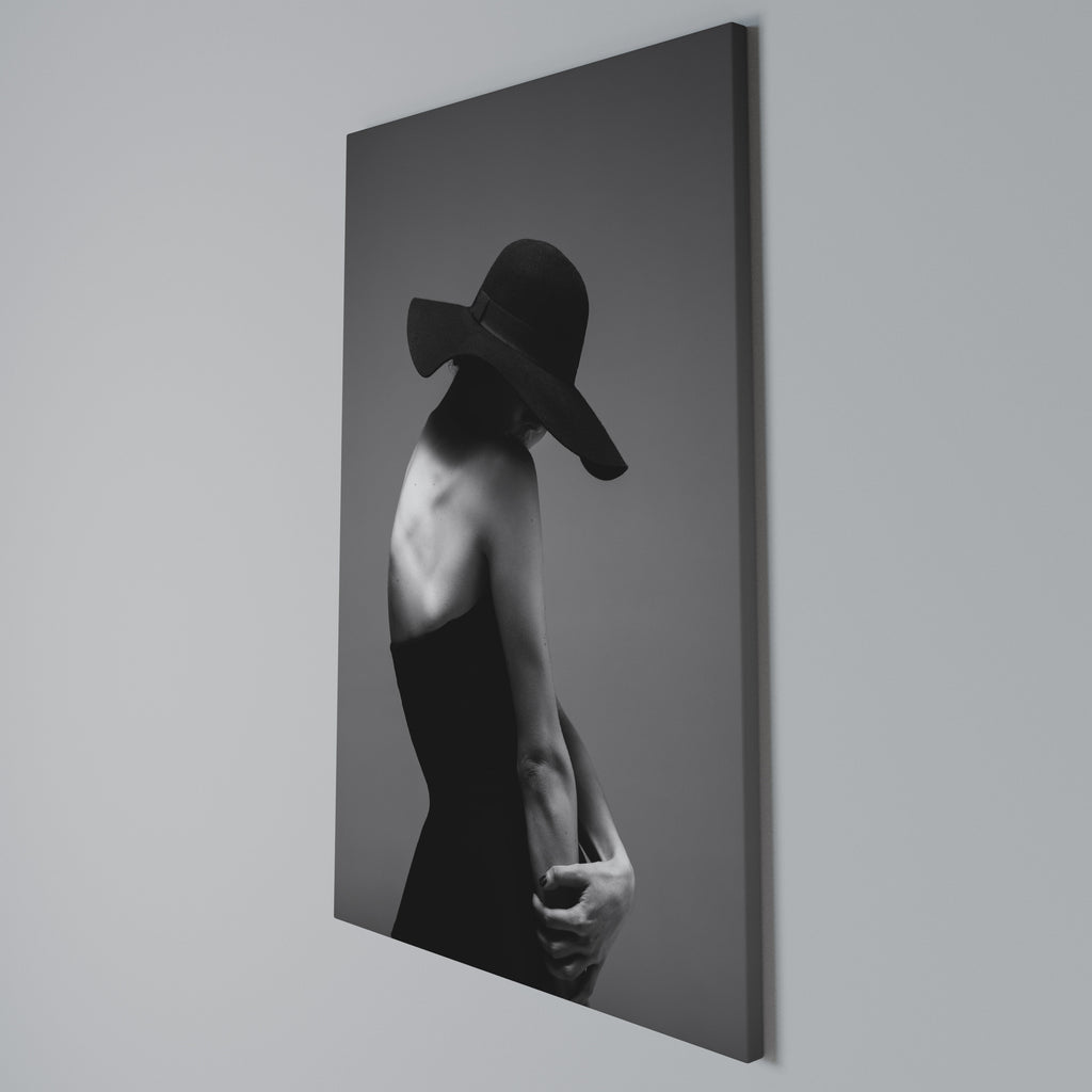 SILHOUETTE OF MYSTERY Vertical Canvas Print