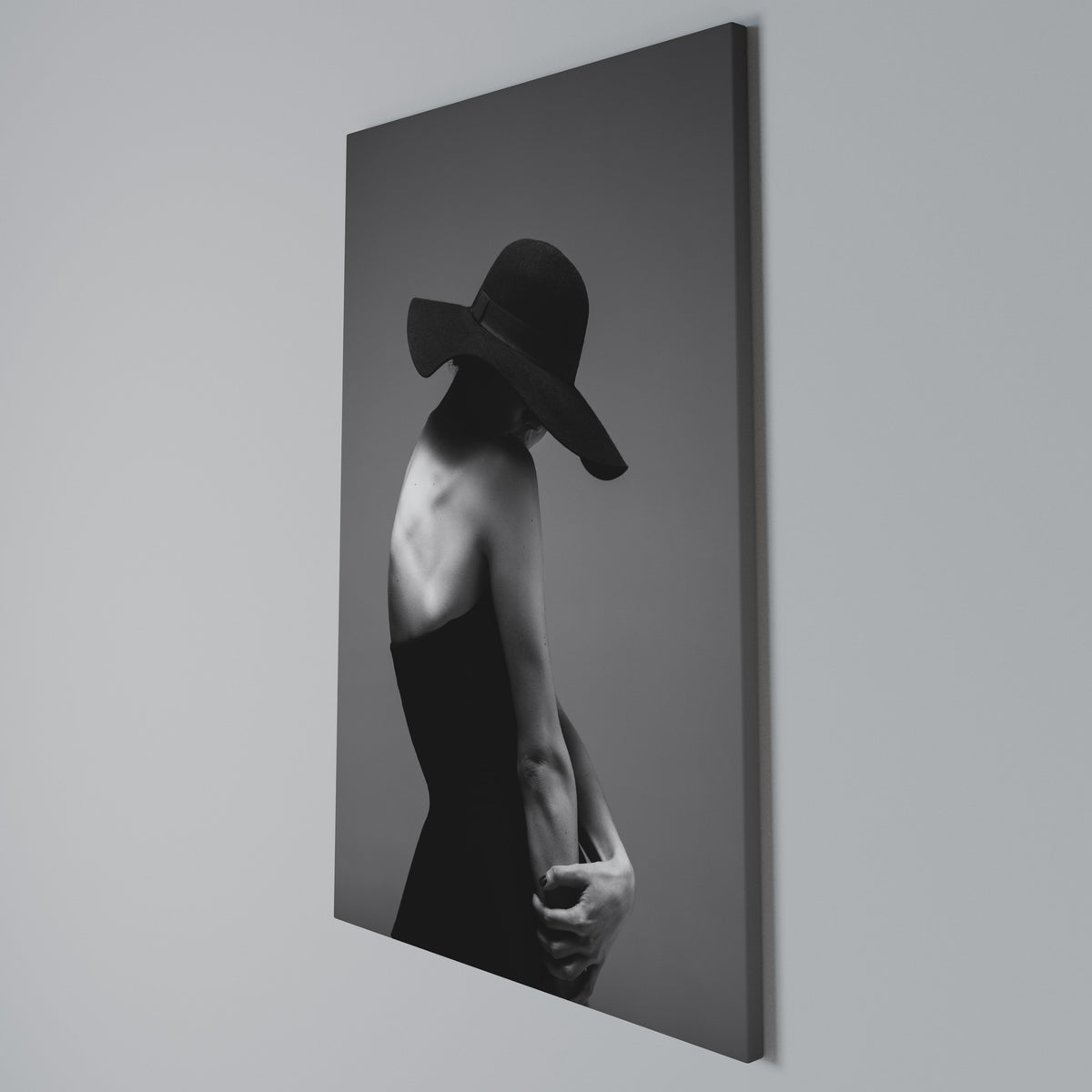 SILHOUETTE OF MYSTERY Vertical Canvas Print