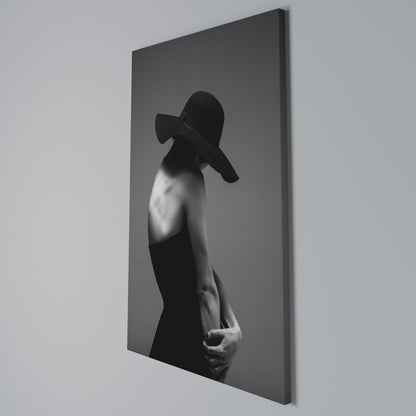 SILHOUETTE OF MYSTERY Vertical Canvas Print