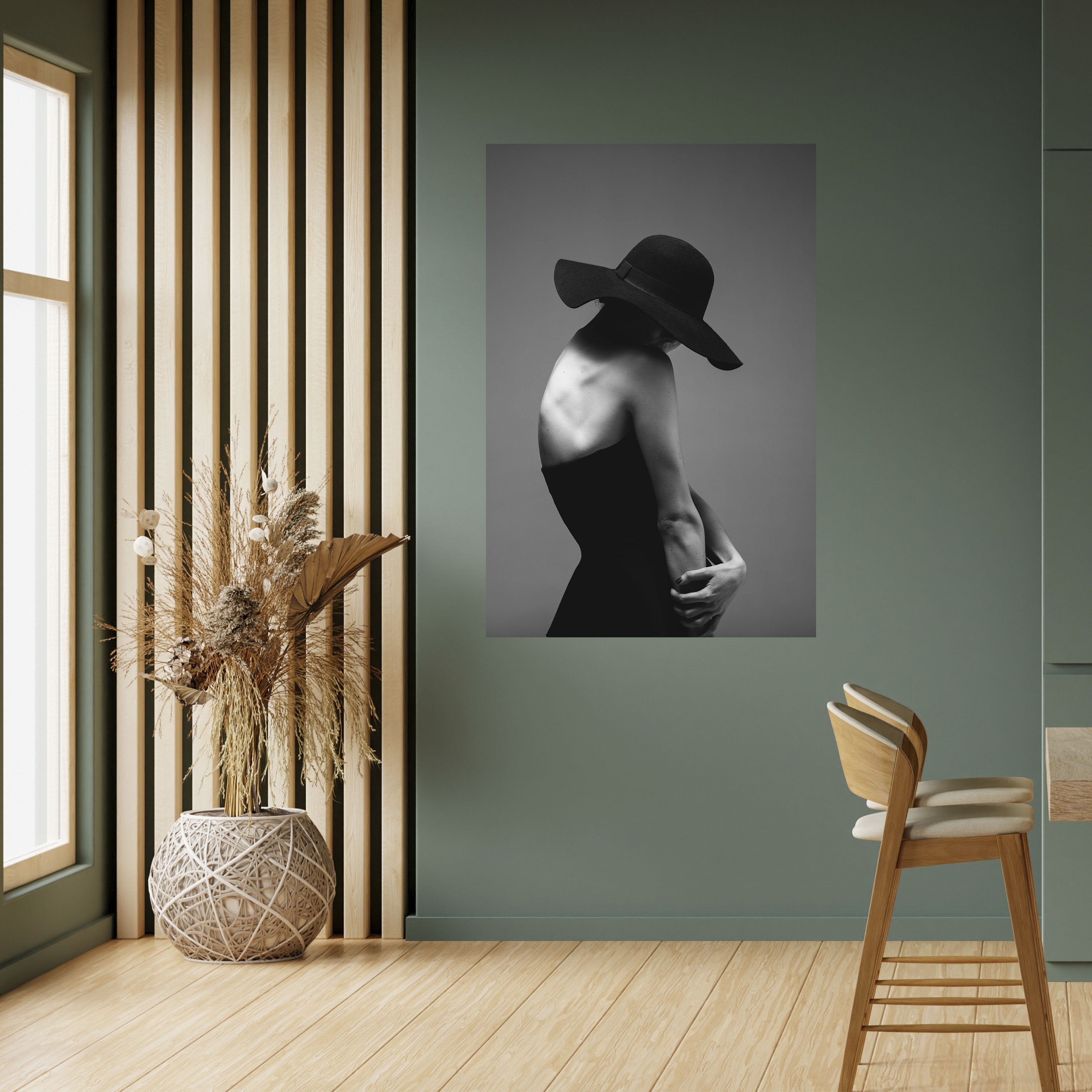 Affiche verticale autocollante SILHOUETTE OF MYSTERY