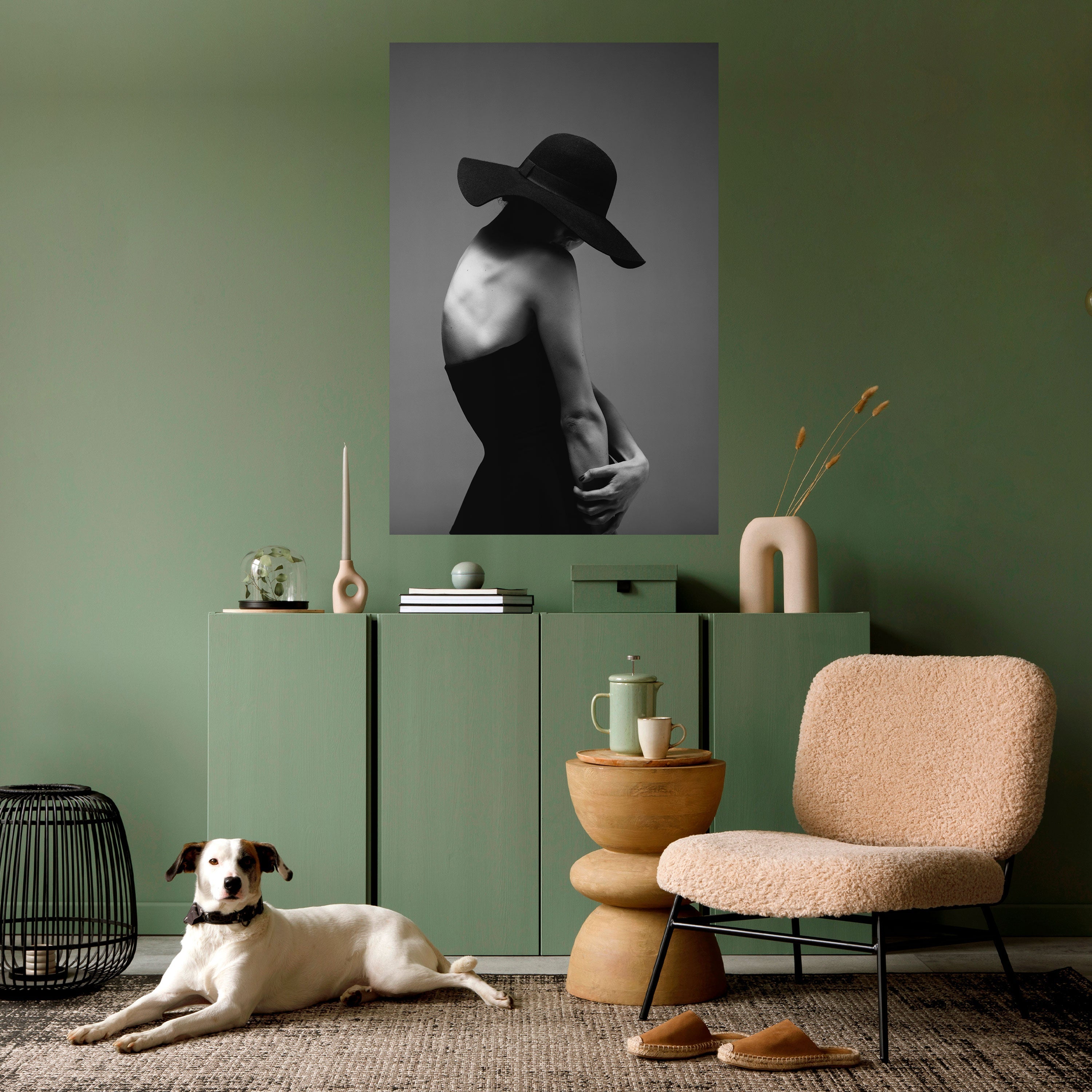 Affiche verticale autocollante SILHOUETTE OF MYSTERY