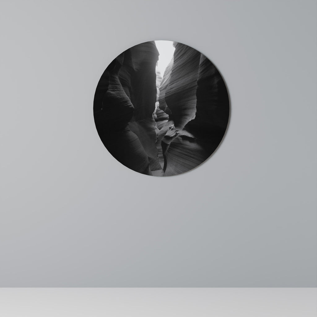 Décoration murale ronde TIME'S WHISPERING CANYON