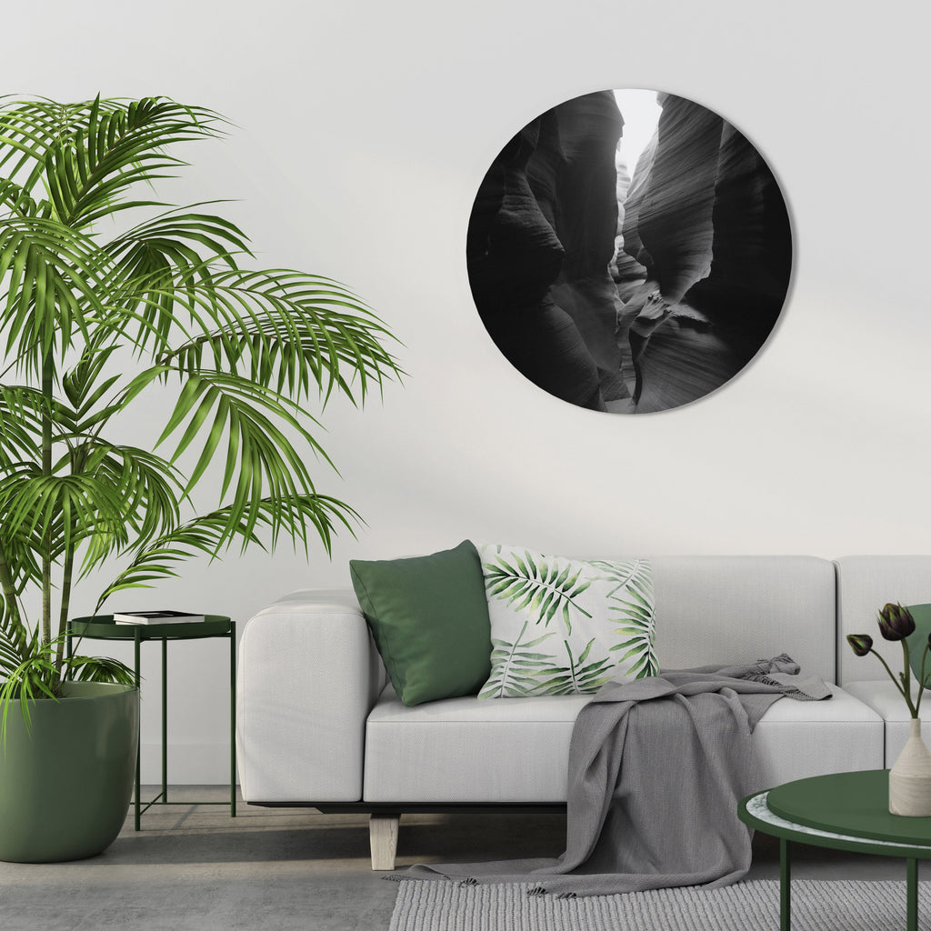 Décoration murale ronde TIME'S WHISPERING CANYON