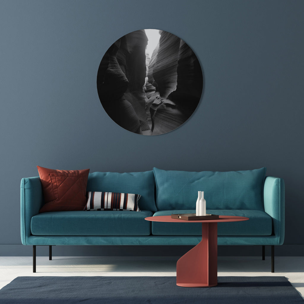 Décoration murale ronde TIME'S WHISPERING CANYON