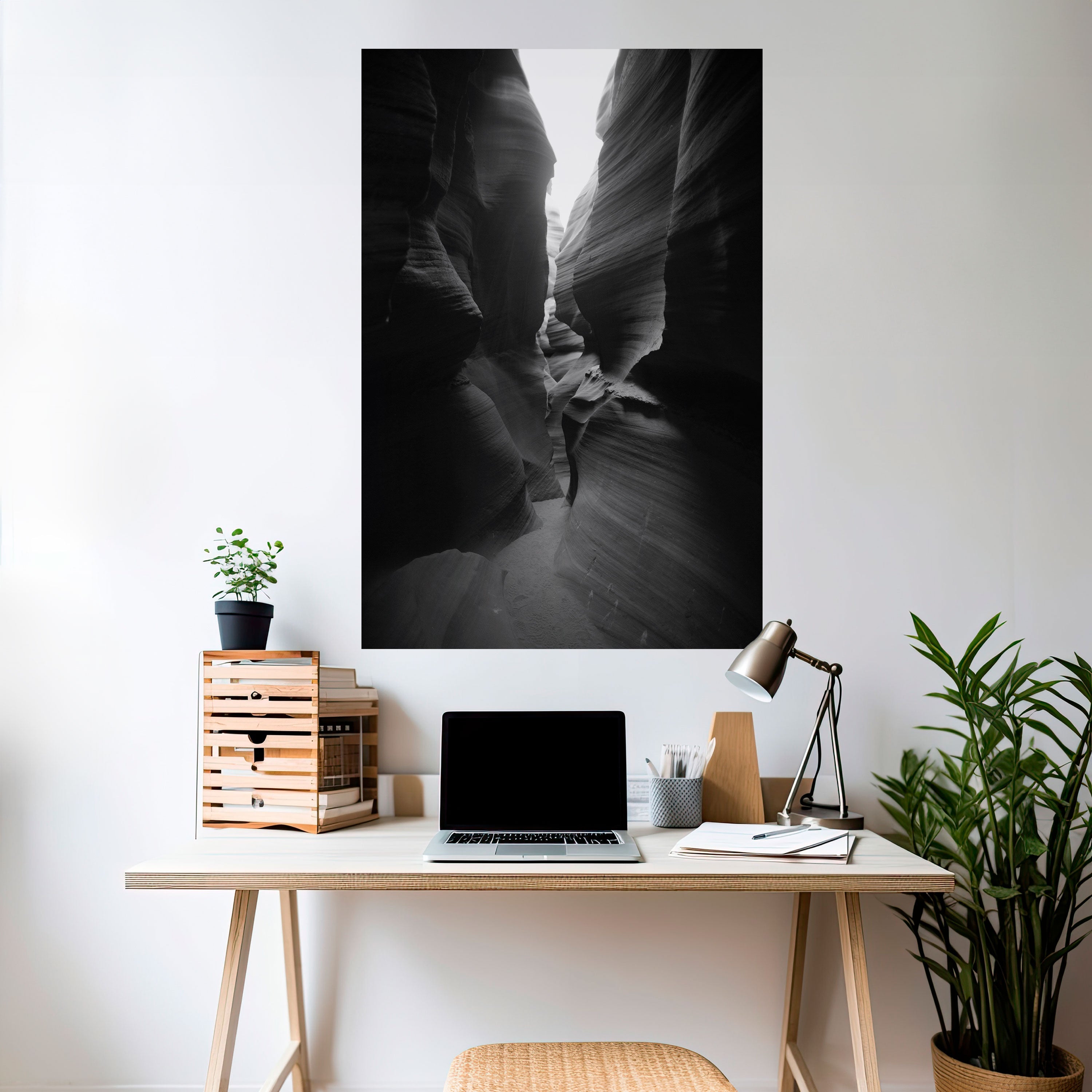 Affiche verticale autocollante « TIME'S WHISPERING CANYON »