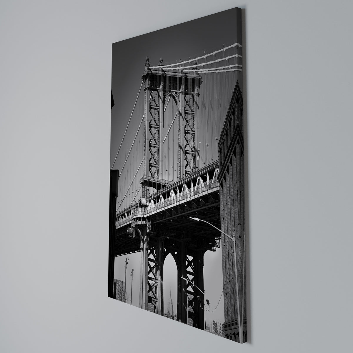 TIMELESS BRIDGE TALES Vertical Canvas Print