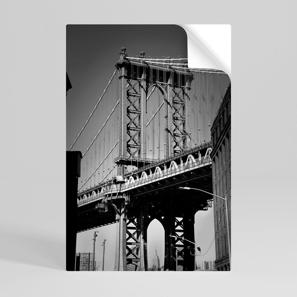 Affiche verticale autocollante « TIMELESS BRIDGE TALES »