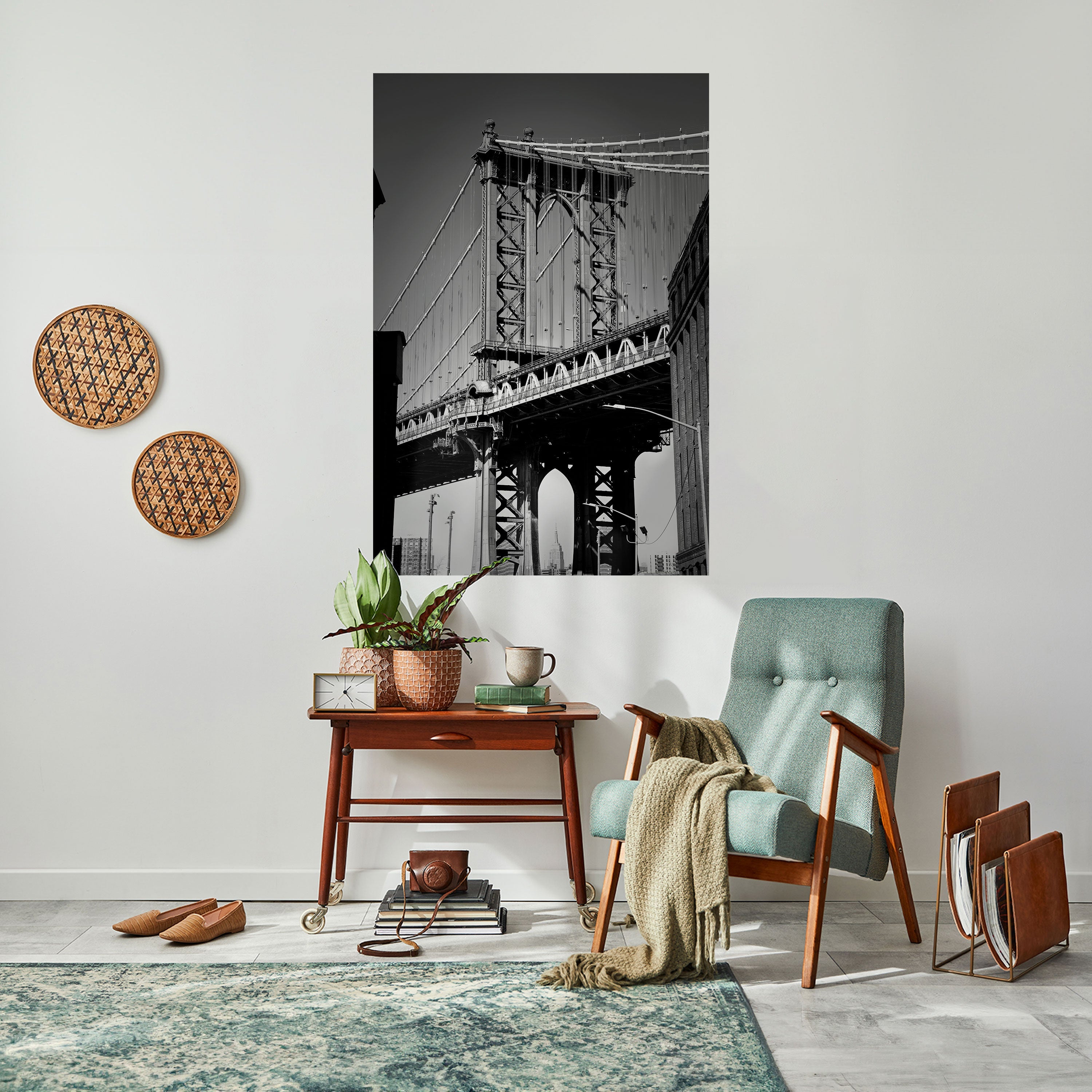 Affiche verticale autocollante « TIMELESS BRIDGE TALES »