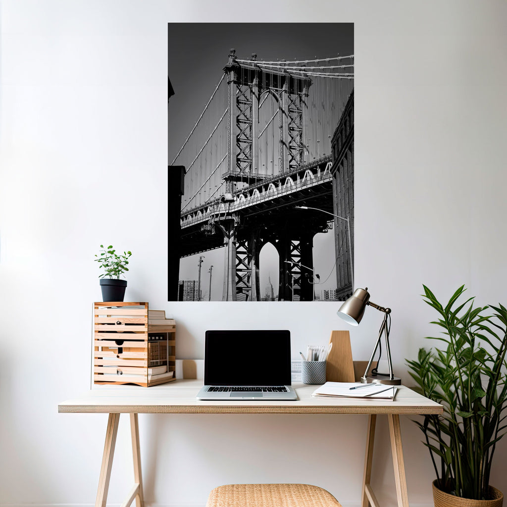 Affiche verticale autocollante « TIMELESS BRIDGE TALES »