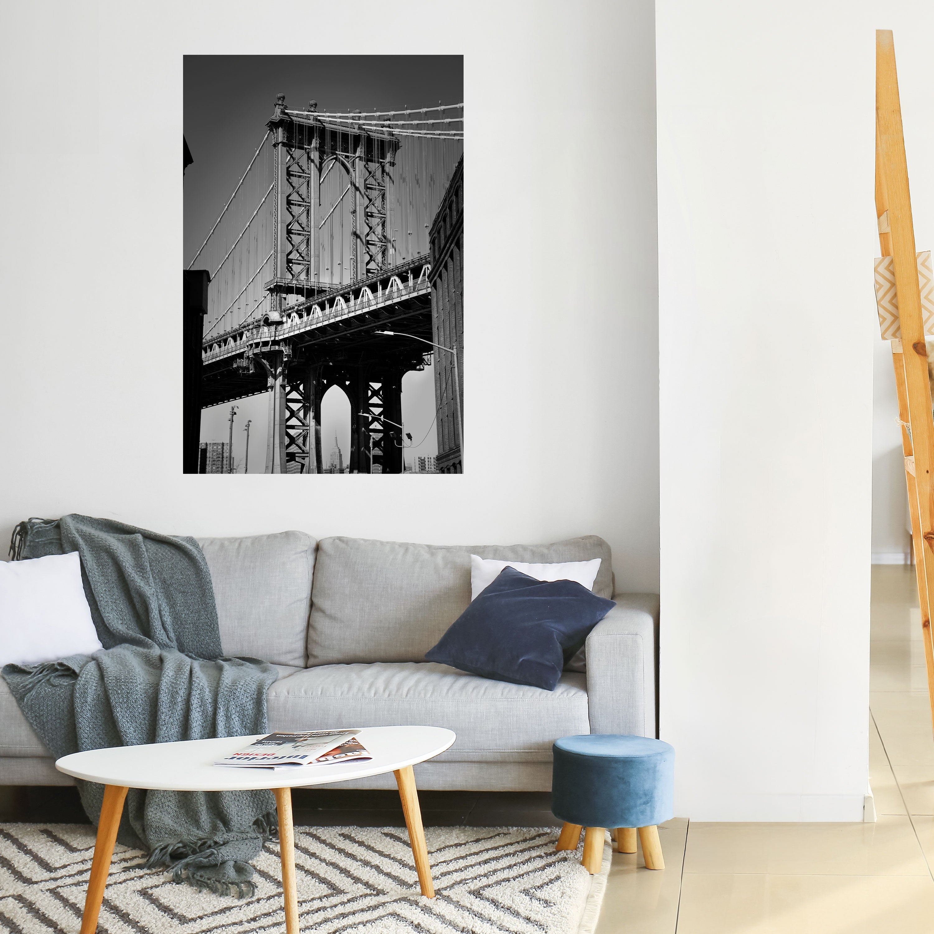 Affiche verticale autocollante « TIMELESS BRIDGE TALES »