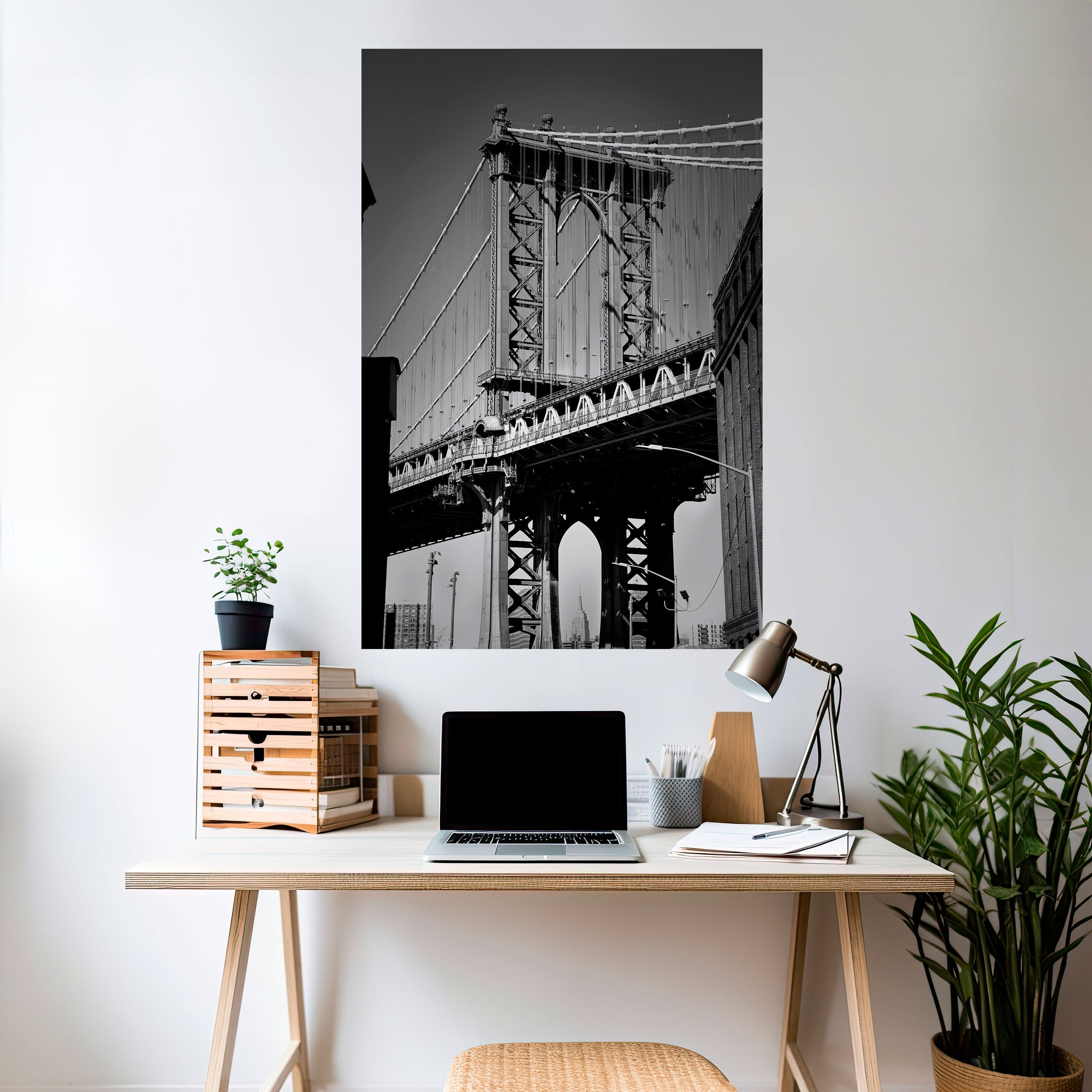 Affiche verticale autocollante « TIMELESS BRIDGE TALES »