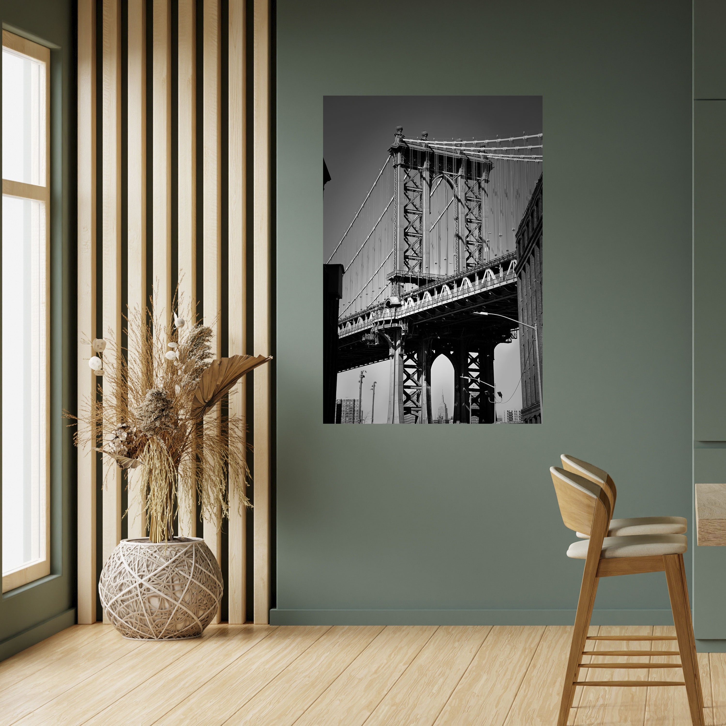 Affiche verticale autocollante « TIMELESS BRIDGE TALES »