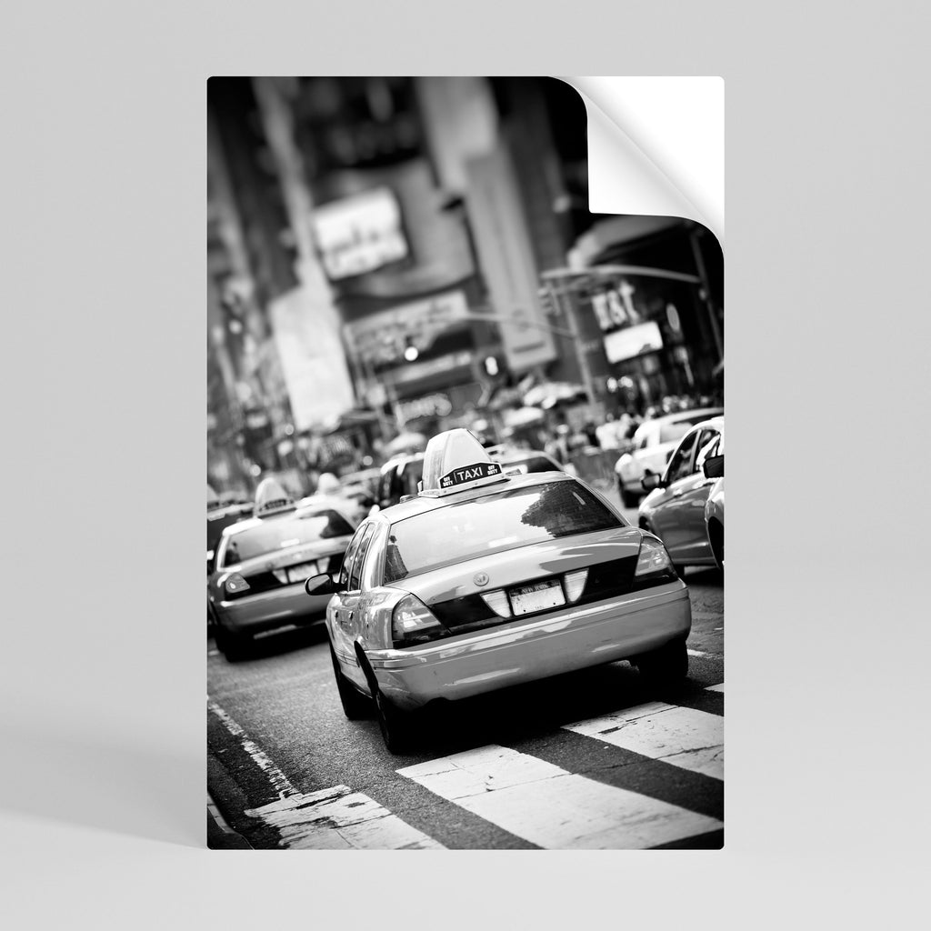 Affiche verticale autocollante « TIMELESS TAXI TALES »