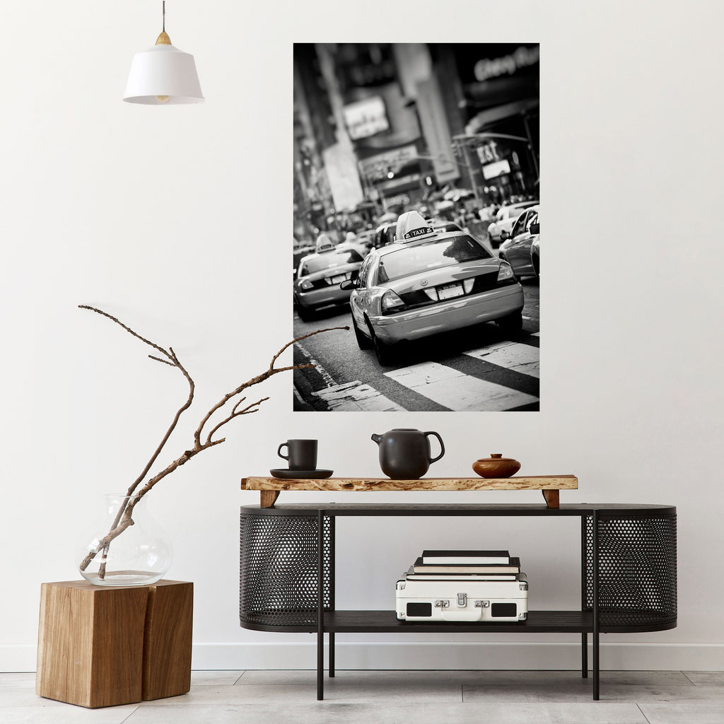 Affiche verticale autocollante « TIMELESS TAXI TALES »