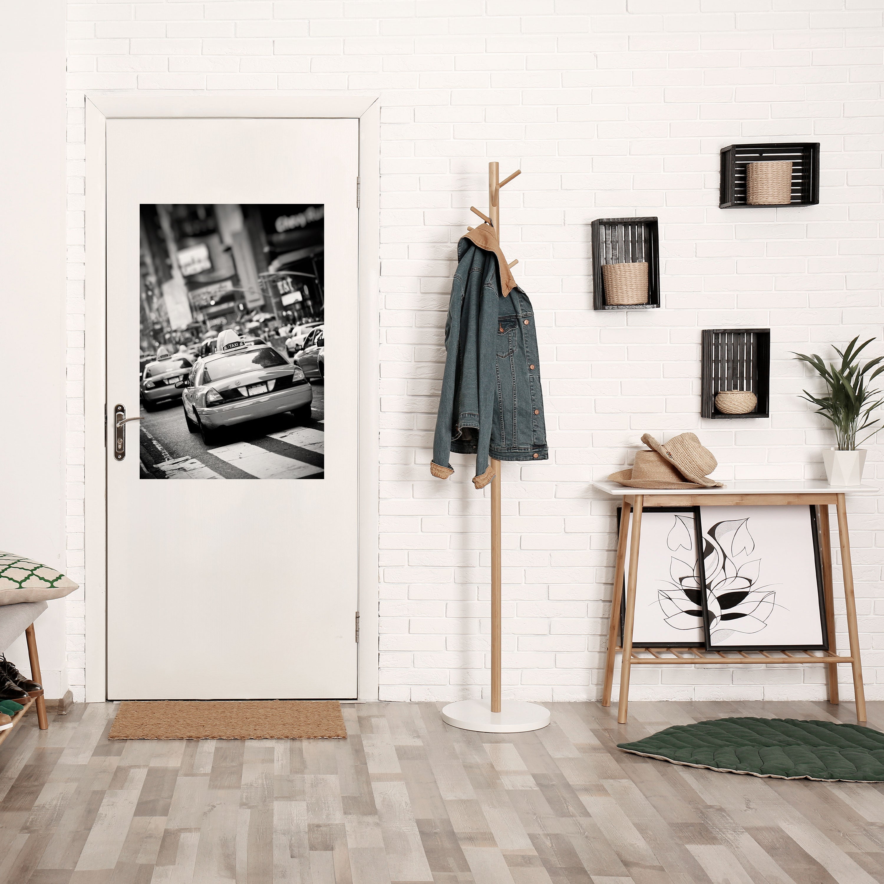 Affiche verticale autocollante « TIMELESS TAXI TALES »