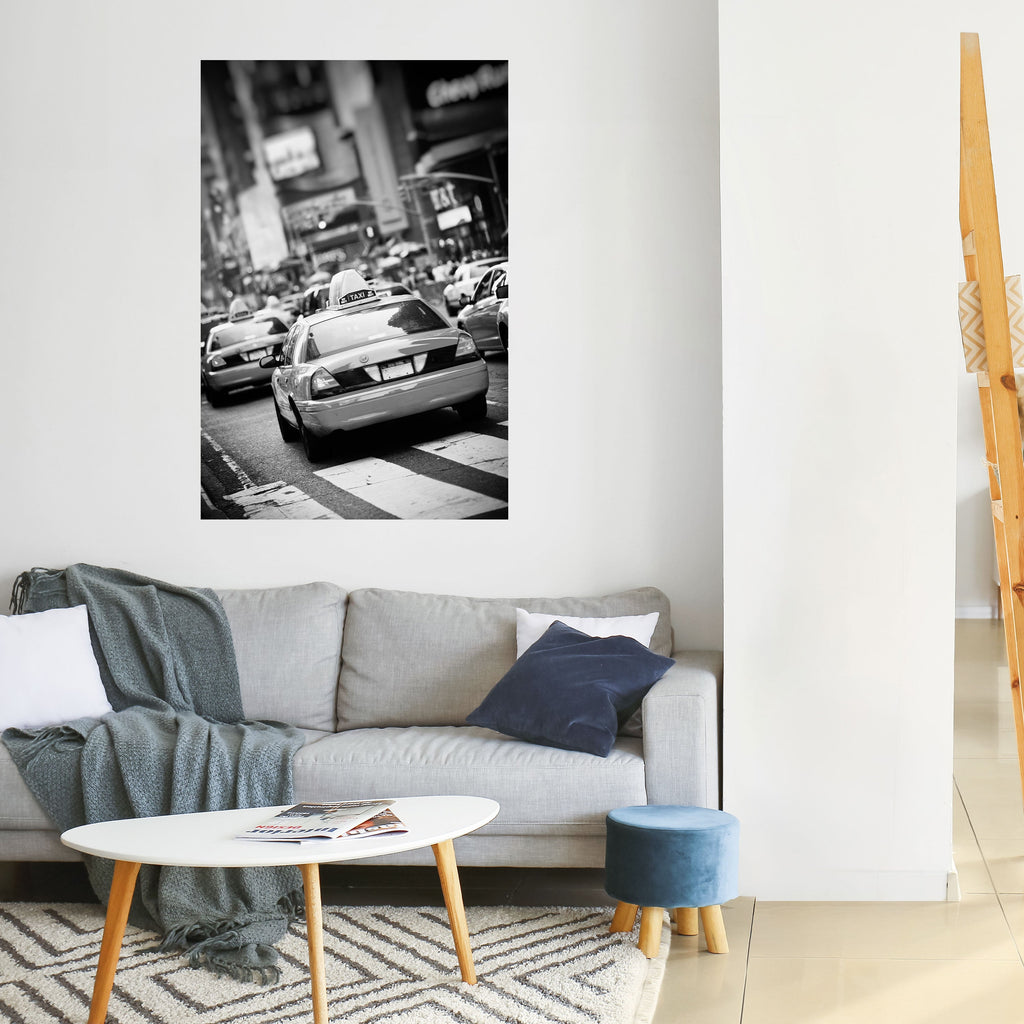 Affiche verticale autocollante « TIMELESS TAXI TALES »